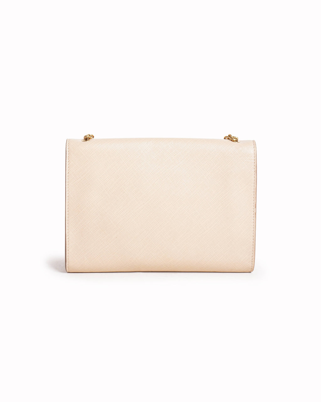 Salvatore Ferragamo Beige Miss Vara Textured Small Leather Crossbody Bag