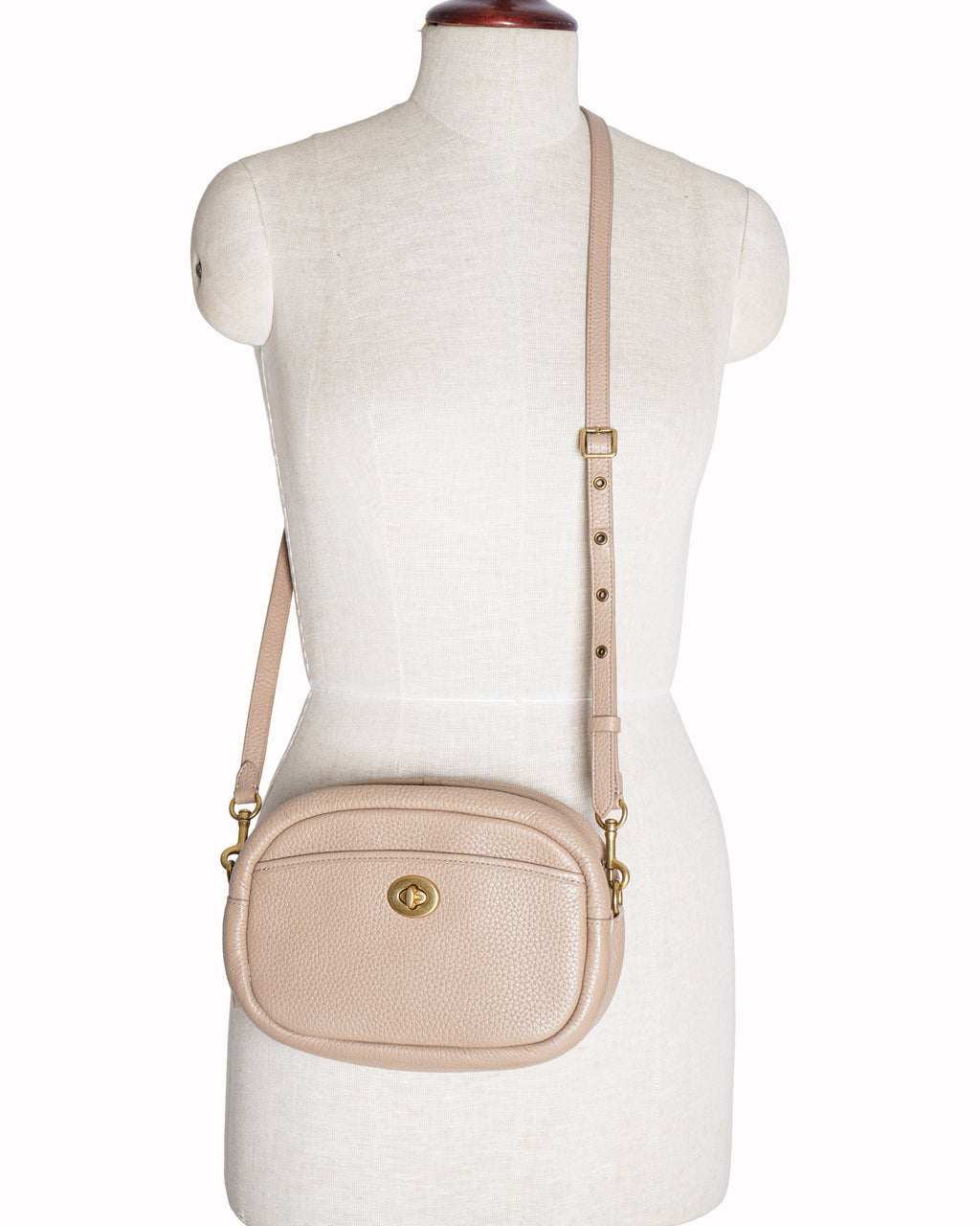 Coach Camera Crossbody Bag in Beige