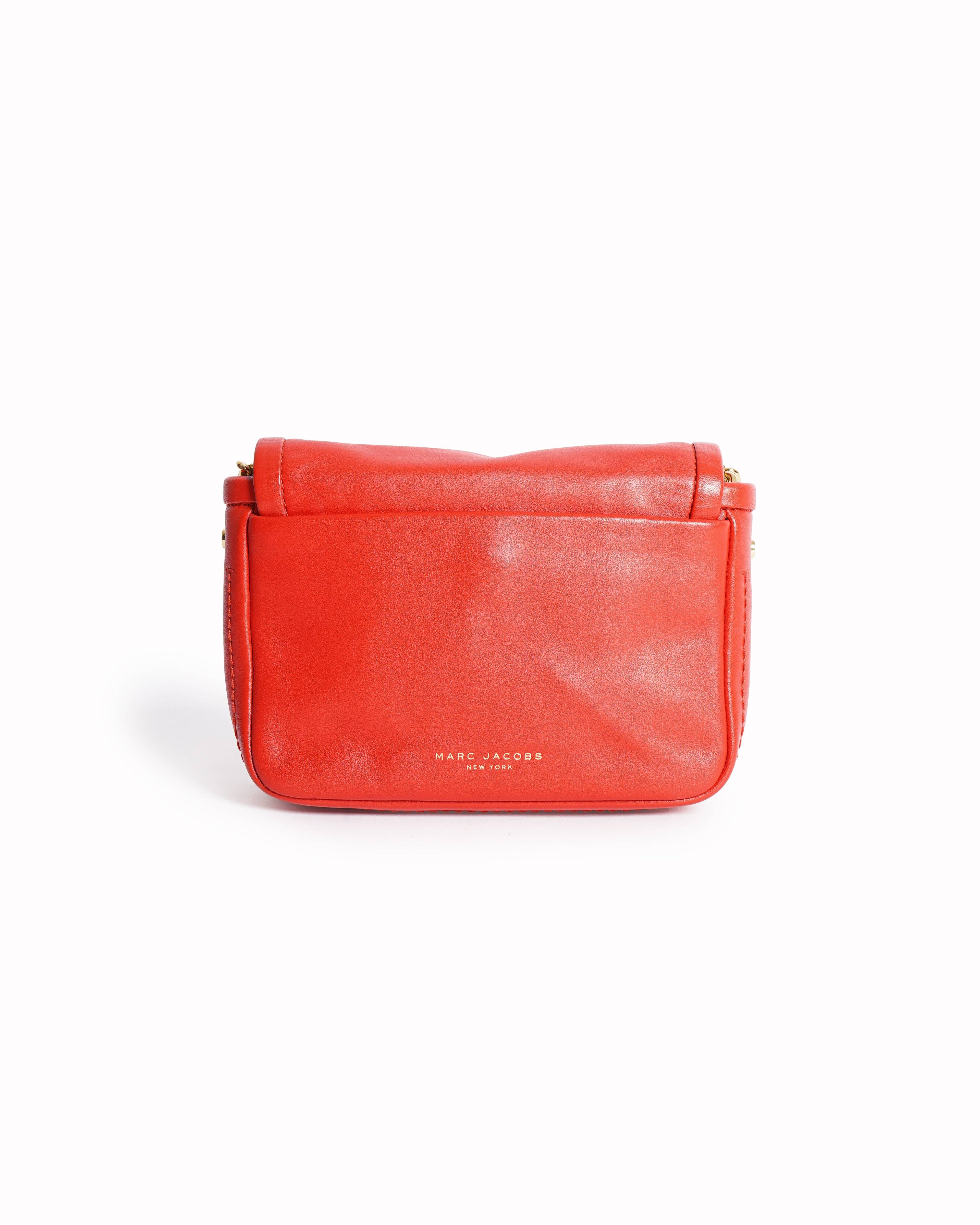 Marc Jacobs  Cayenne Pepper The Mini Squeeze Chain Handle Cross Body Bag