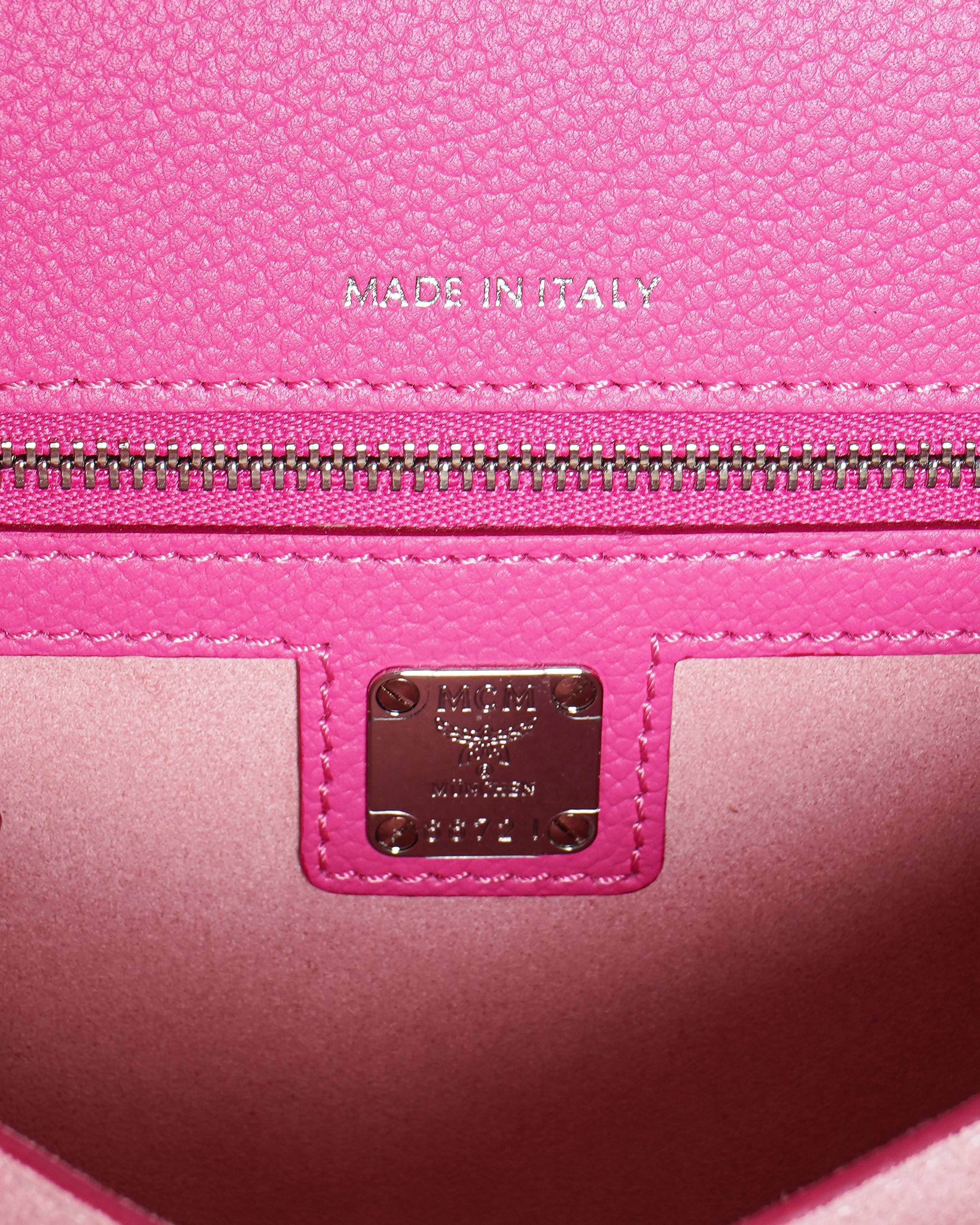 MCM Sugar Pink Patricia Crossbody Bag