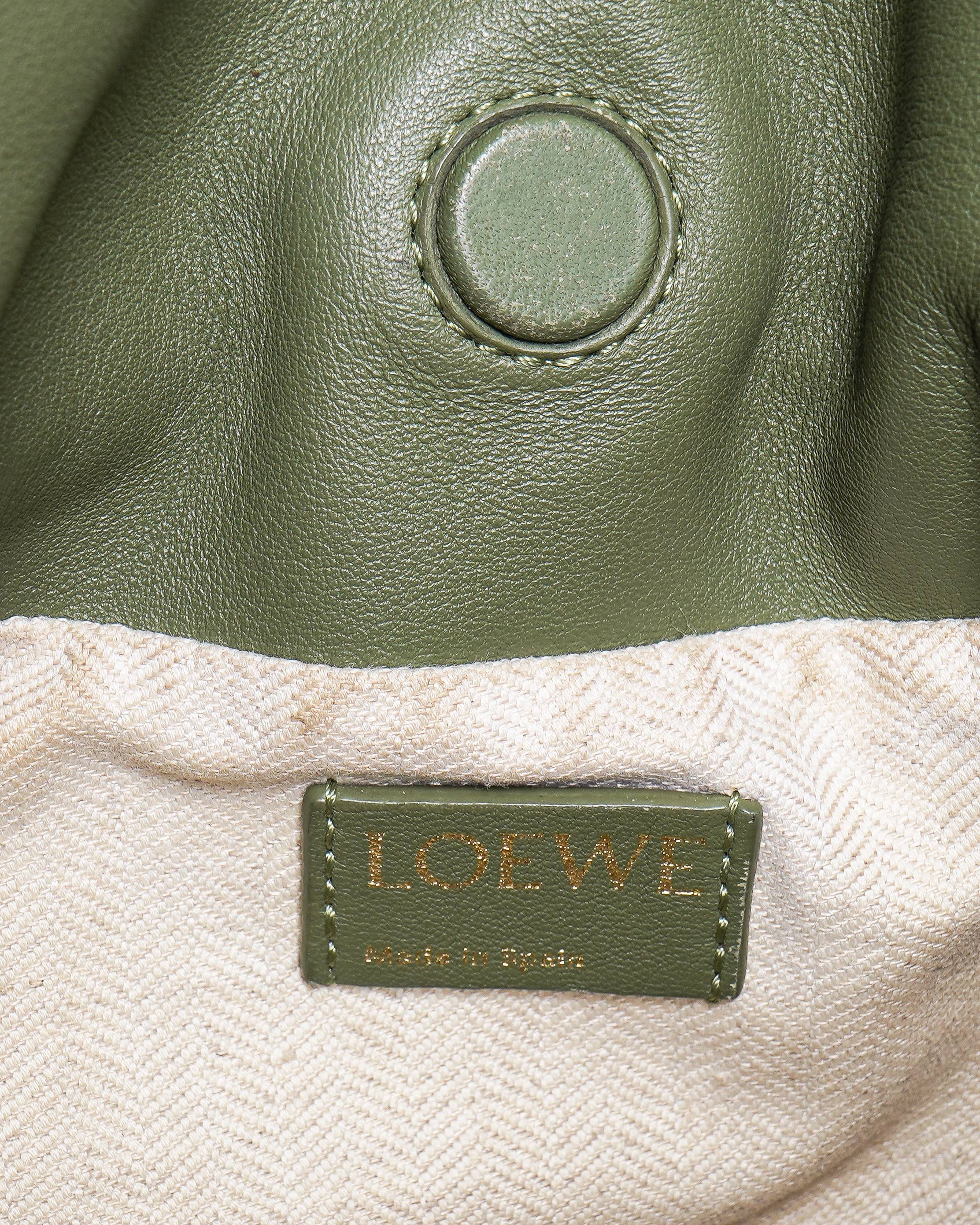 The Loewe Flamenco mini clutch crossbody bag