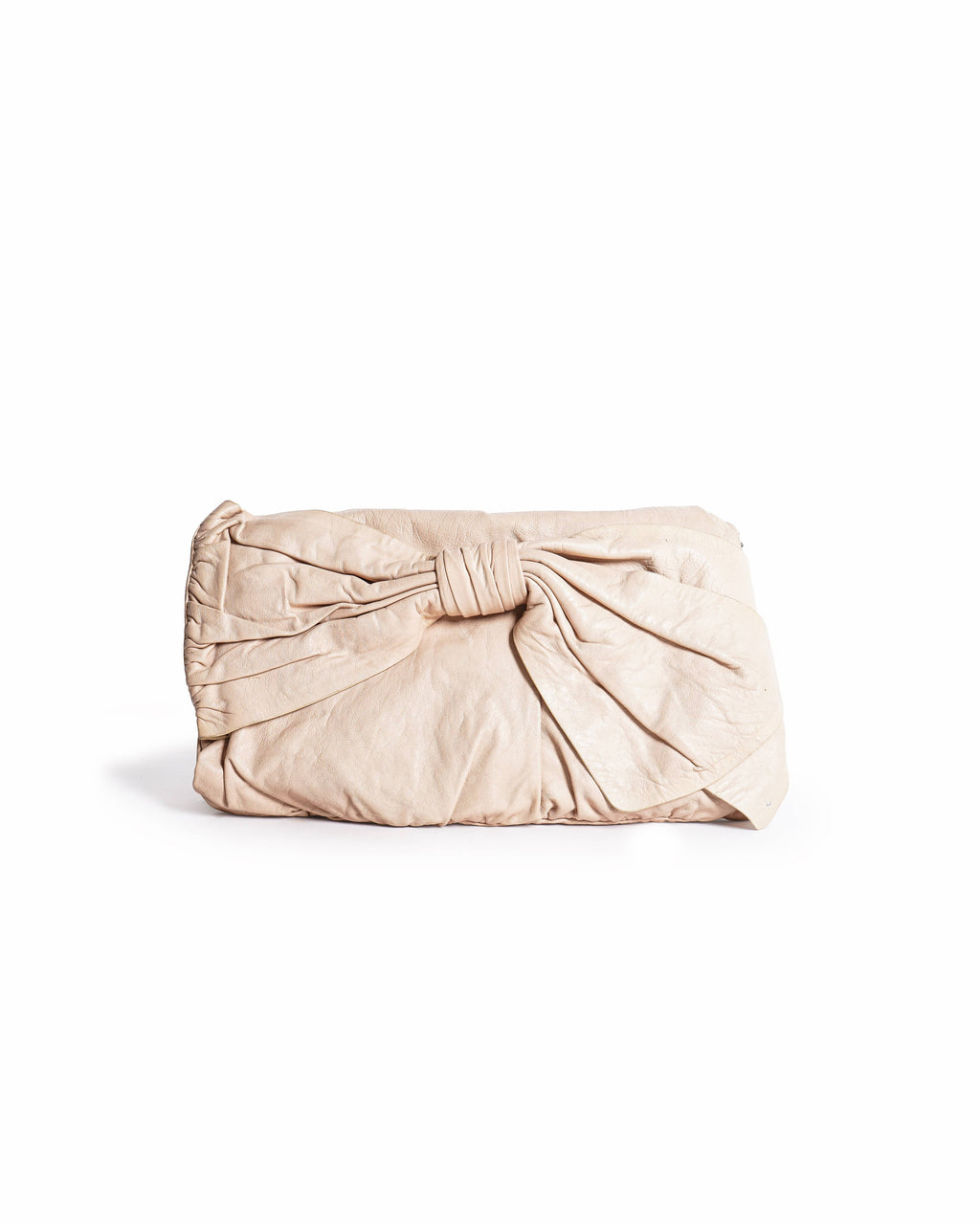 Valentino Garavani Clutch Bag In Beige