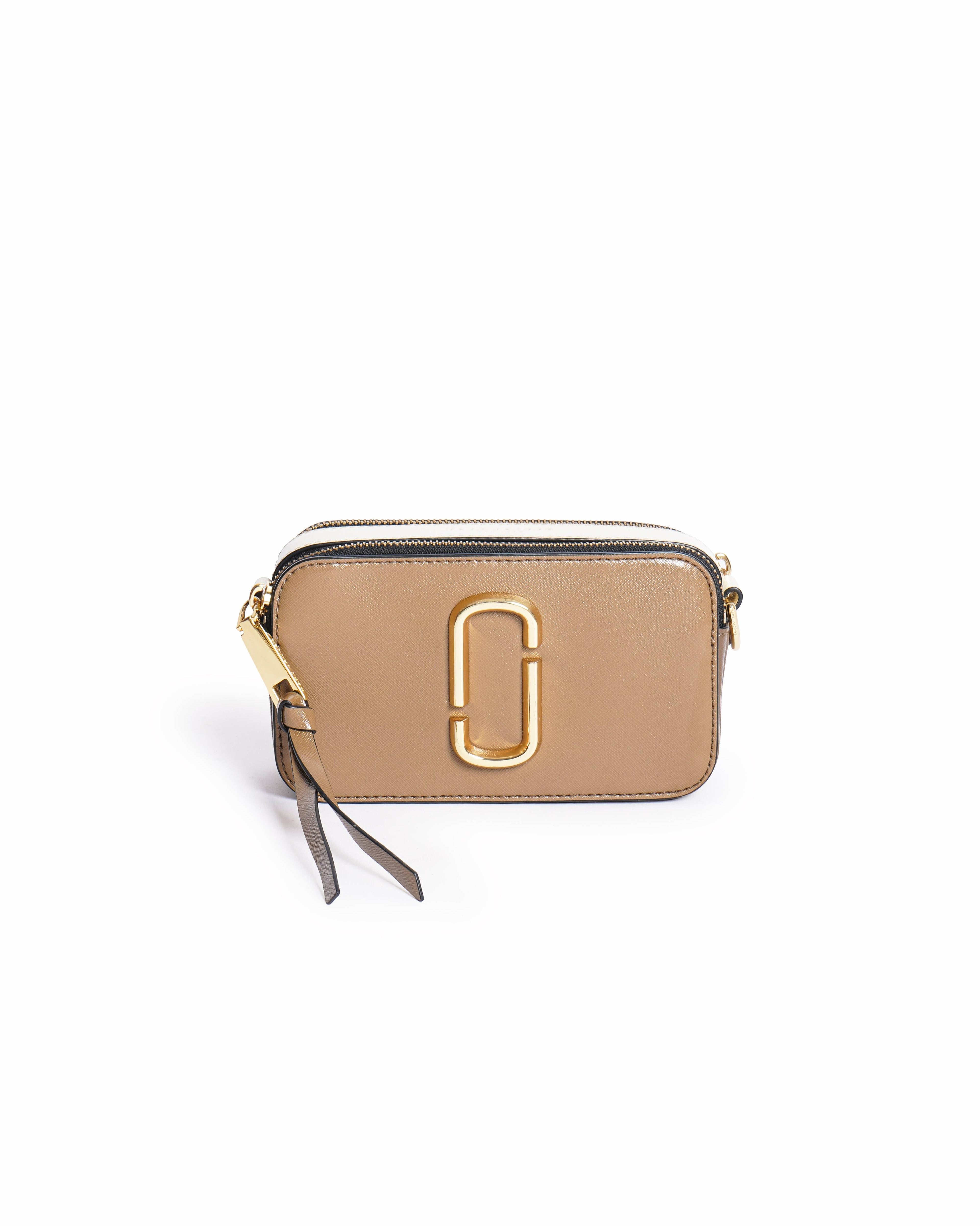 Marc jacobs beige the snapshot crossbody bag