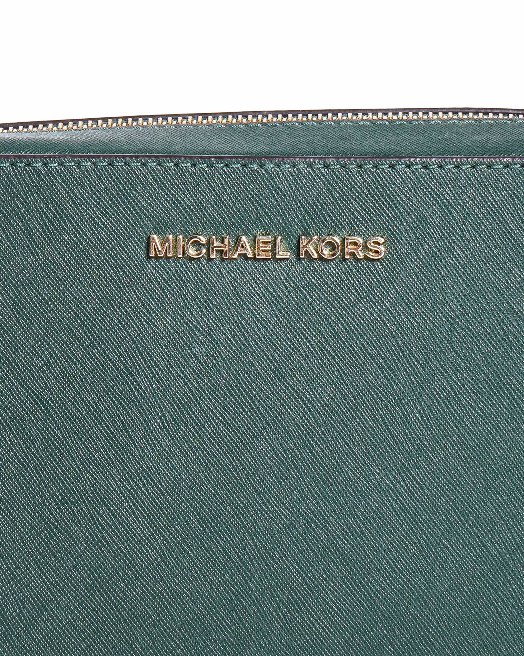 Michael Kors Jet Set Large Saffiano Leather Crossbody Bag