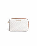 Michael Kors Jet Set Camera Signature Coated Canvas and Leather Crossbody Bag