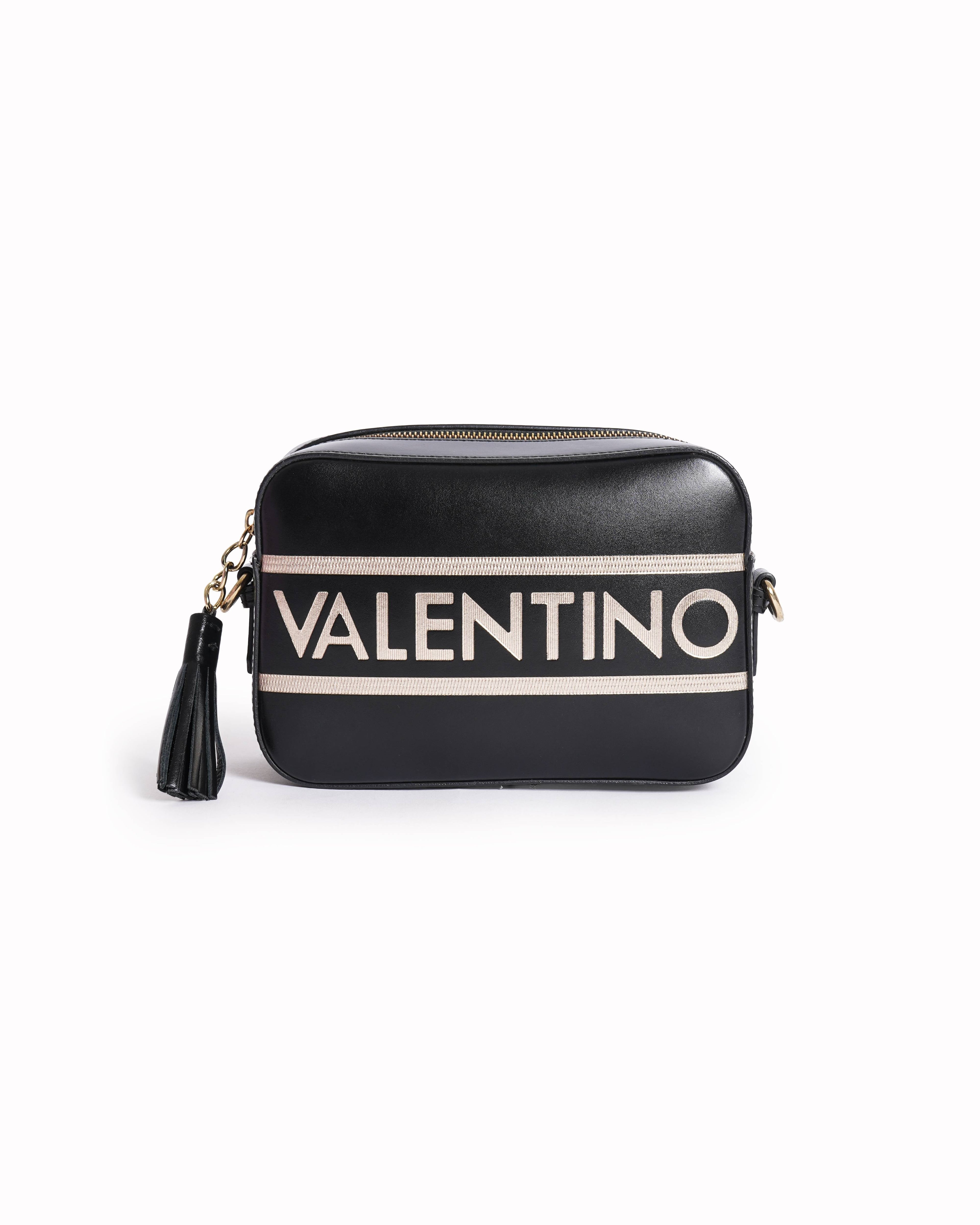 Valentino Black leather crossbody bag