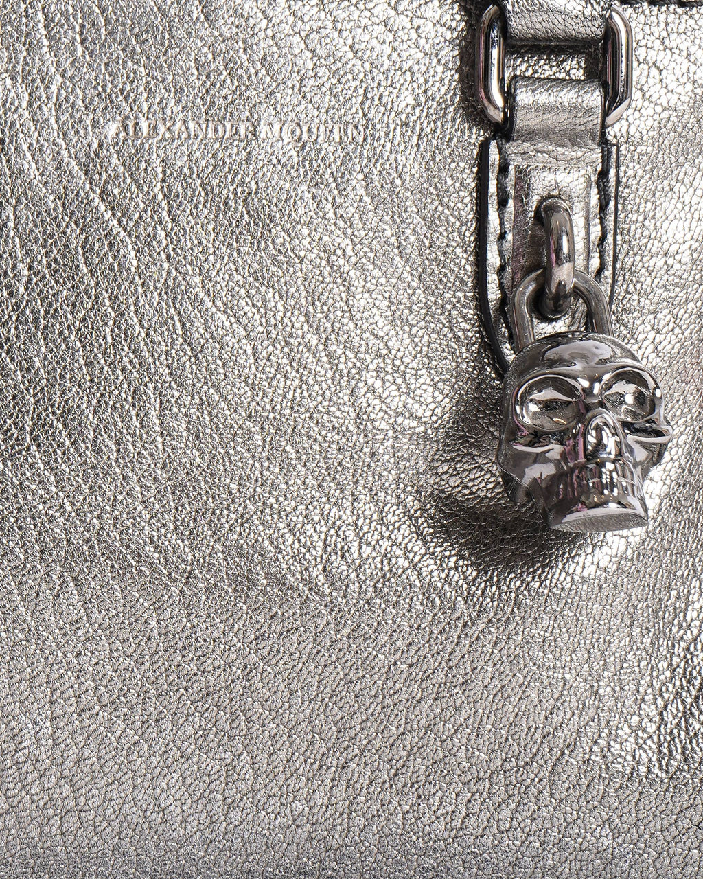 Alexander McQueen Metallic Leather Crossbody Bag