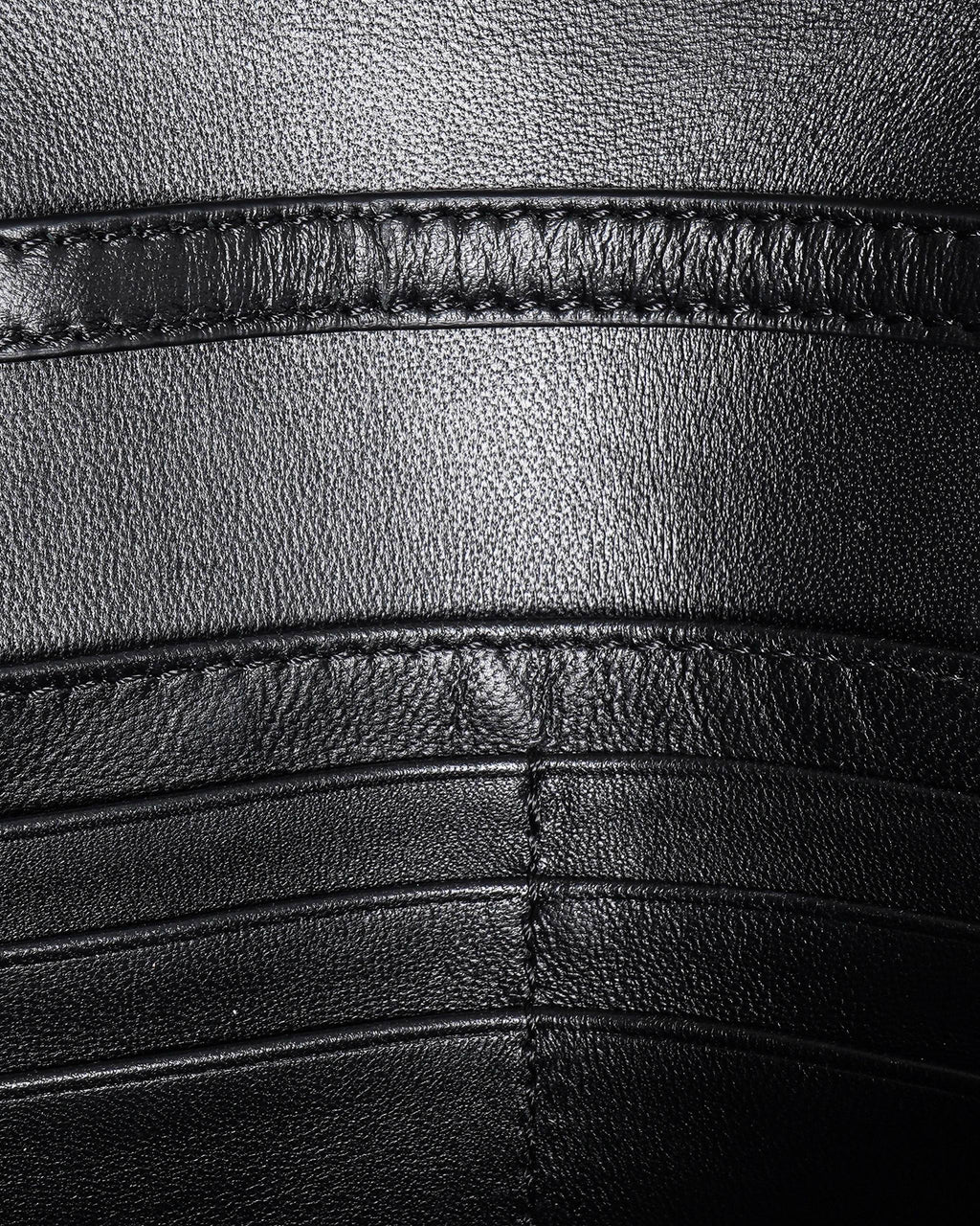 Fendi FF Embossed Baguette Leather Wallet on Chain