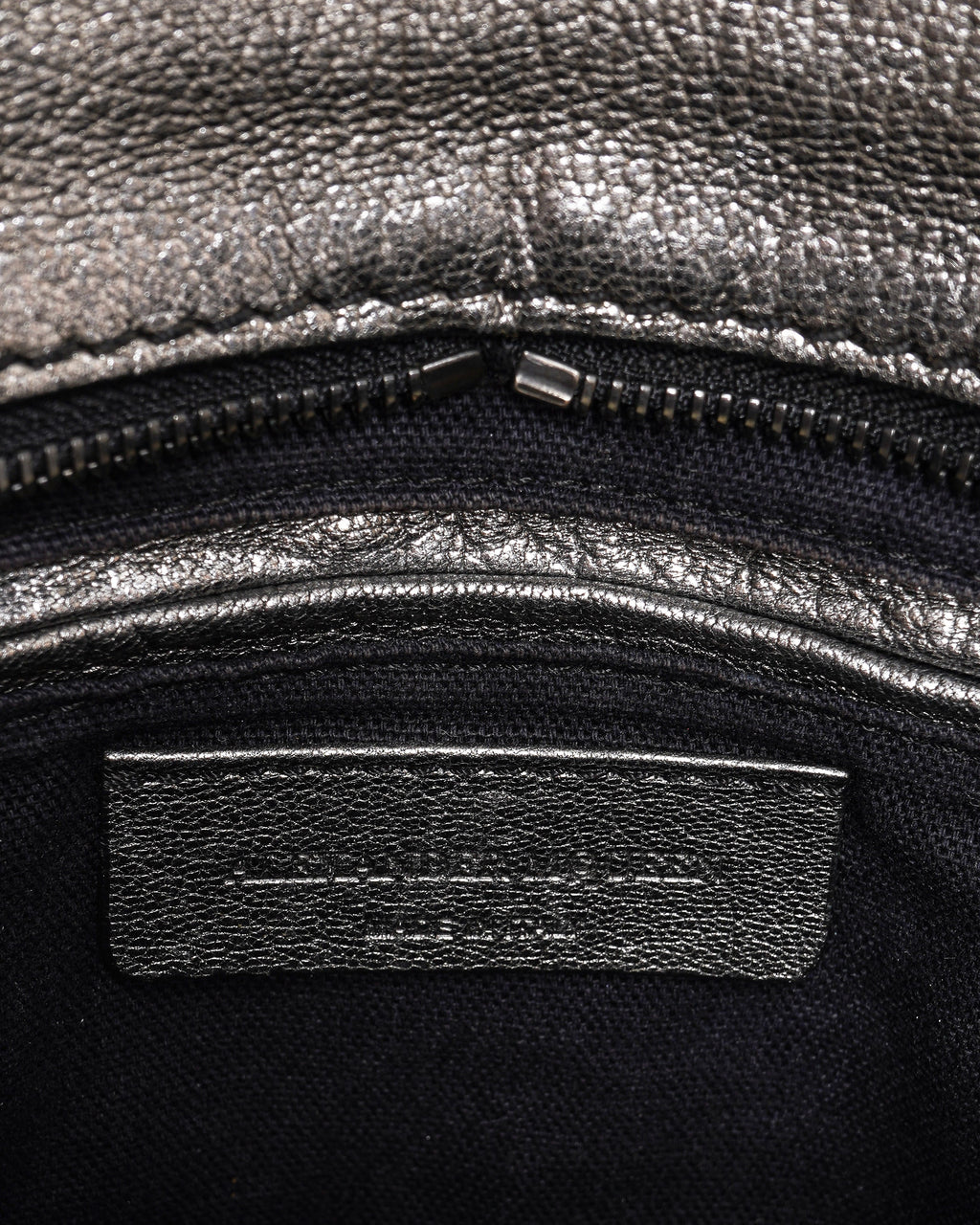 Alexander McQueen Metallic Leather Crossbody Bag