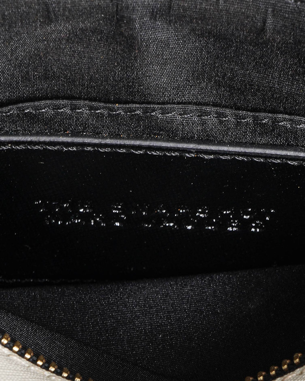 Marc Jacob Black & White Saffiano Leather Snapshot Camera Bag