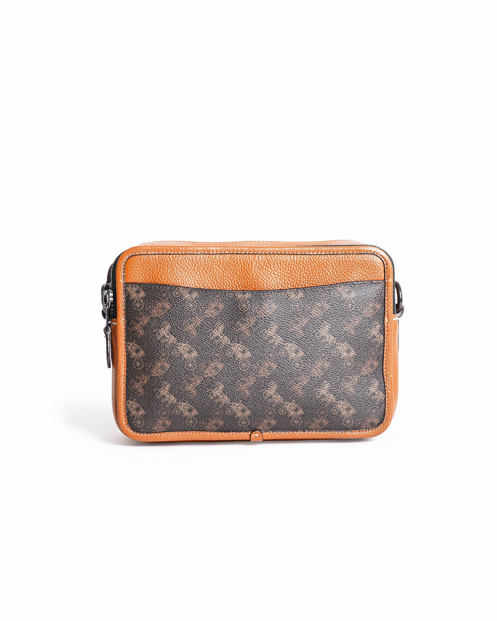 Coach Carriage Print Crossbody Bag with Adjustable Strap