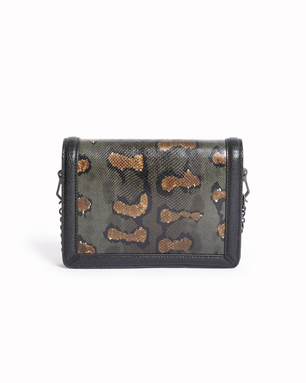 Bottega Veneta Embellished Snakeskin Leather Crossbody Bag