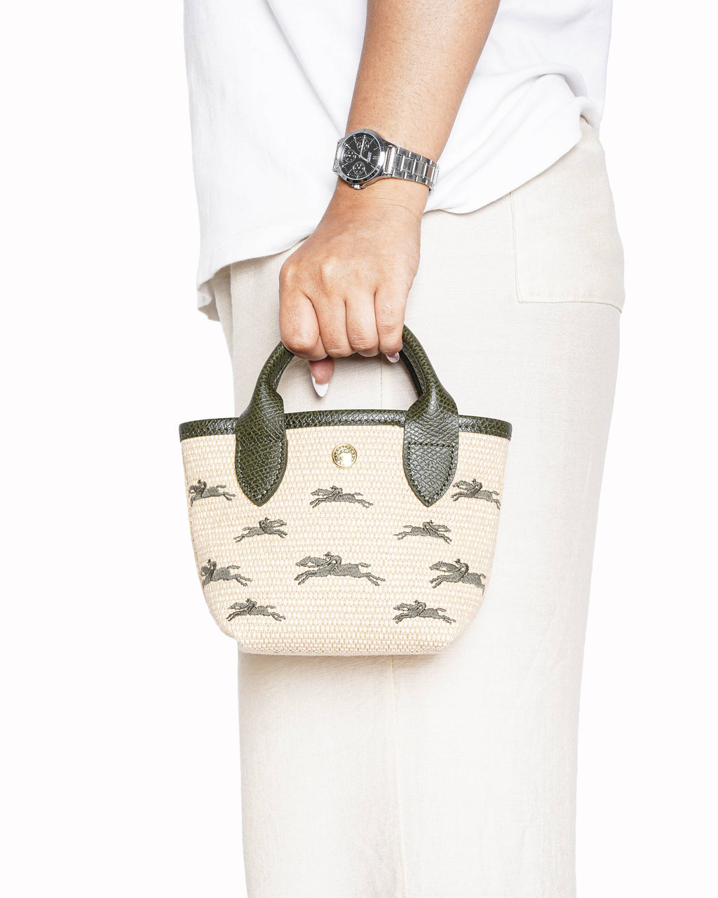 Longchamp Le Panier Pliage Xs Basket Bag
