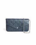 Louis Vuitton Pochette Félicie Monogram Empreinte Leather Crossbody Bag