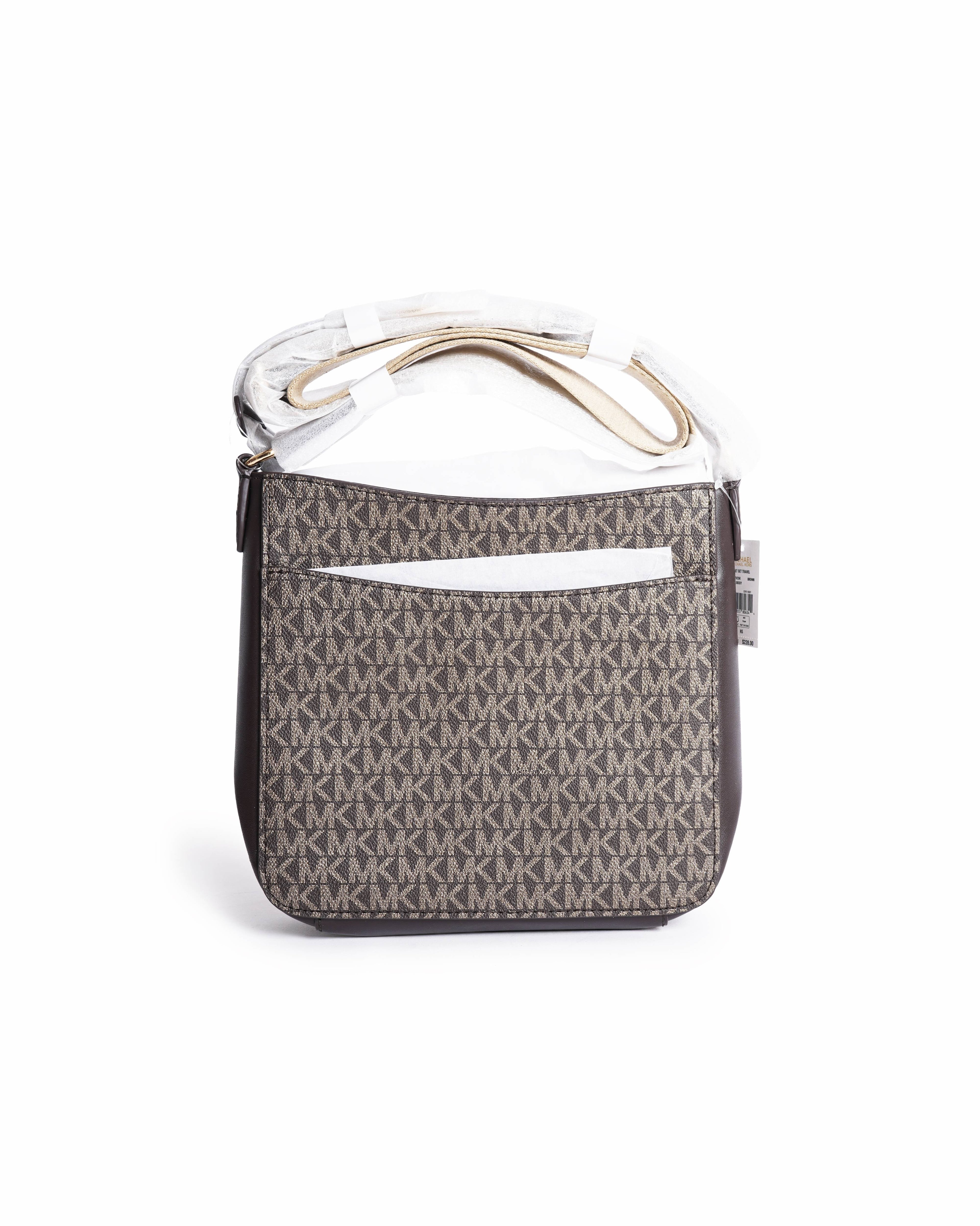 Michael Kors Jet Set Travel Monogram Crossbody Bag