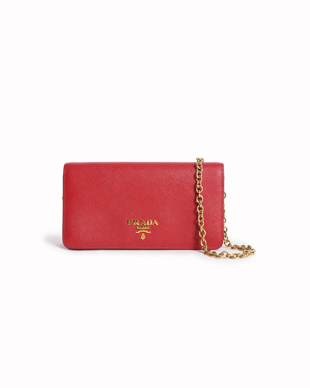 Prada  Saffiano Mini Bandoliera Crossbody Bag