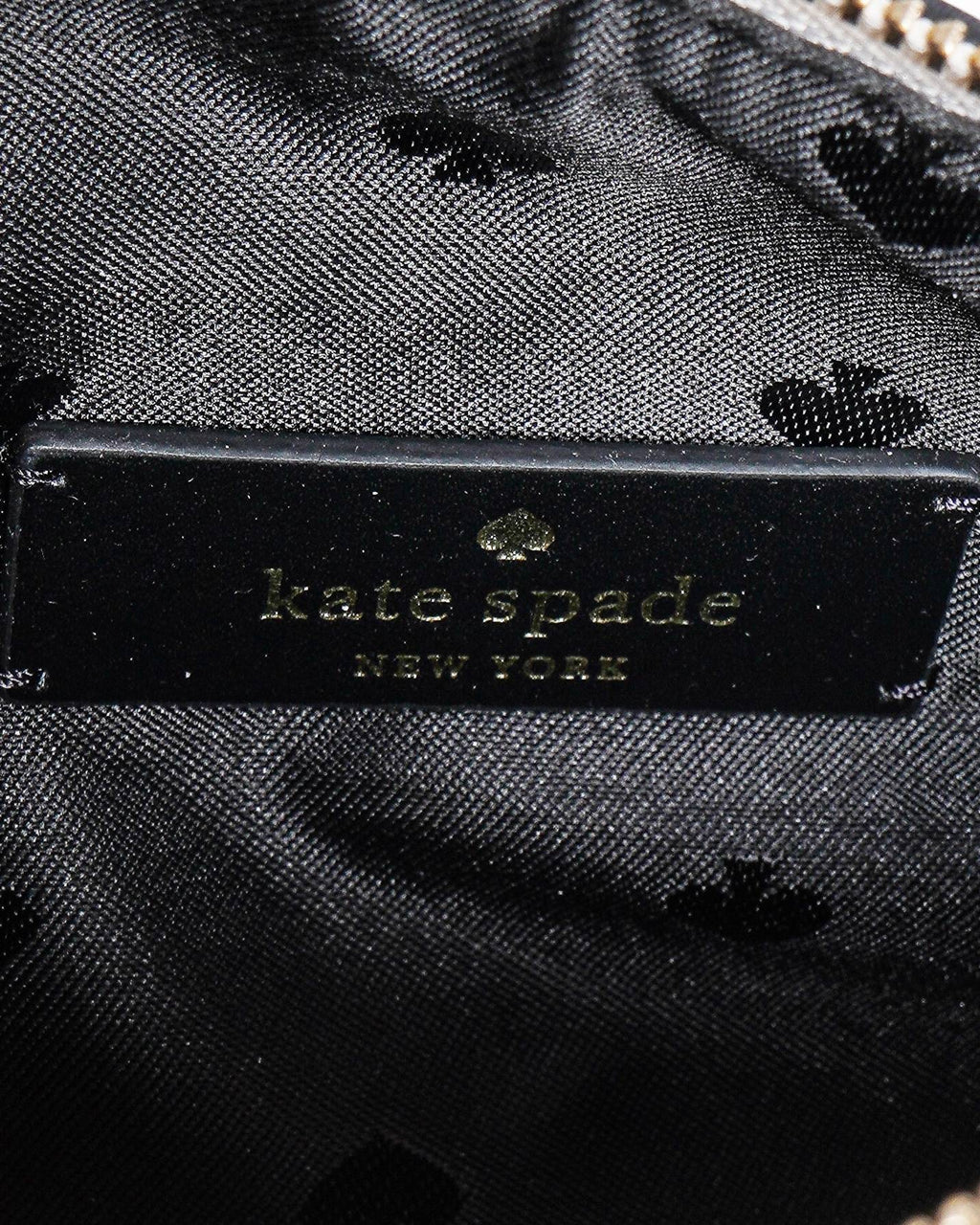 Kate Spade Claude Dog Dachshund Houndstooth Canvas Leather Crossbody Bag
