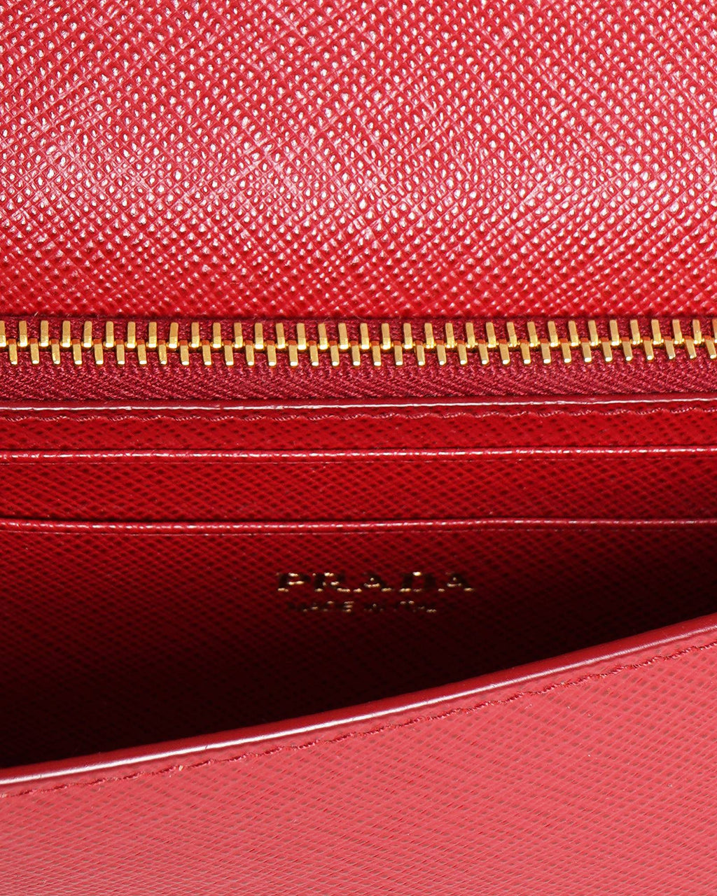Prada  Saffiano Mini Bandoliera Crossbody Bag