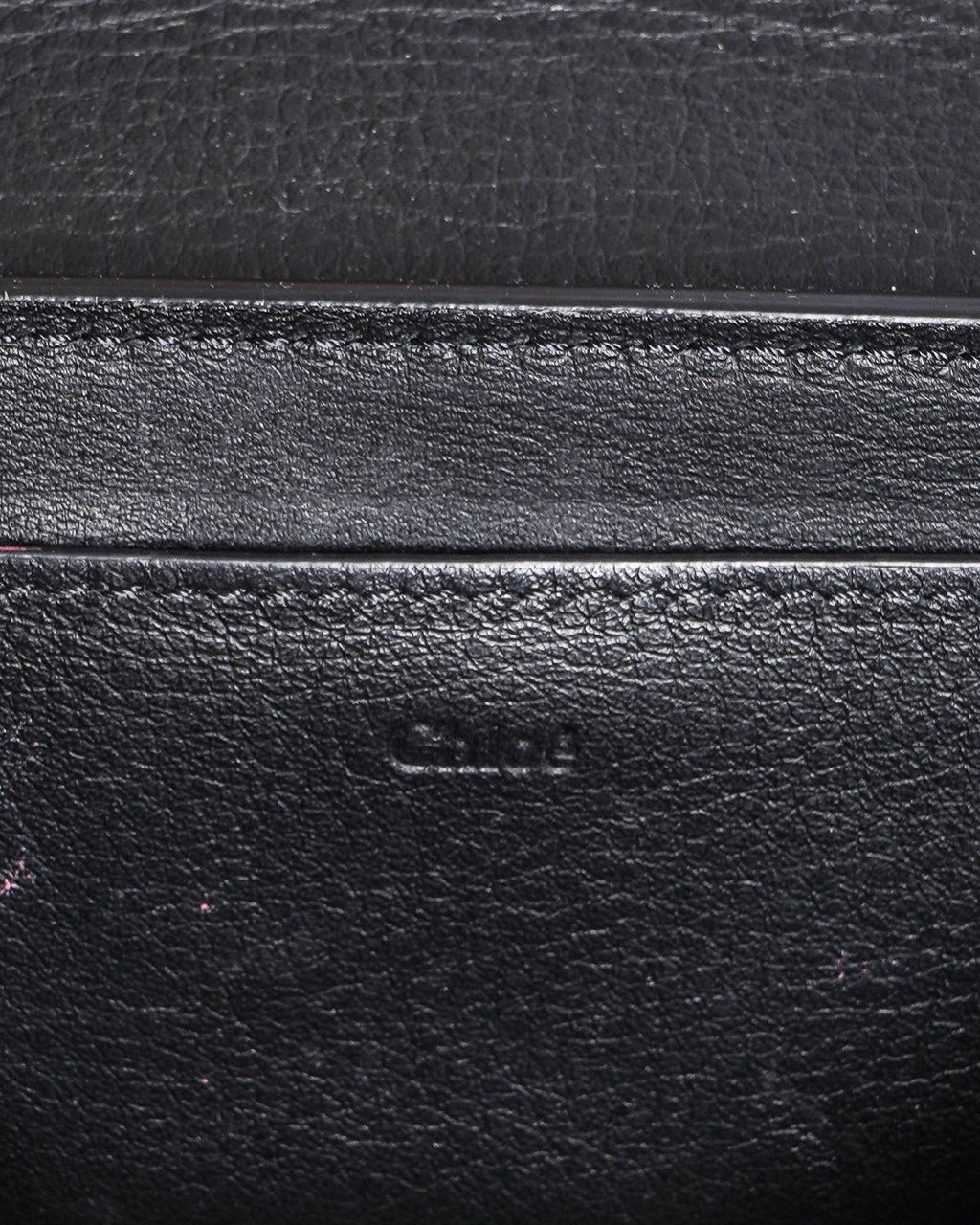 Chloé Black Leather Drew Bijou Clutch With Deattachable Crossbody Bag