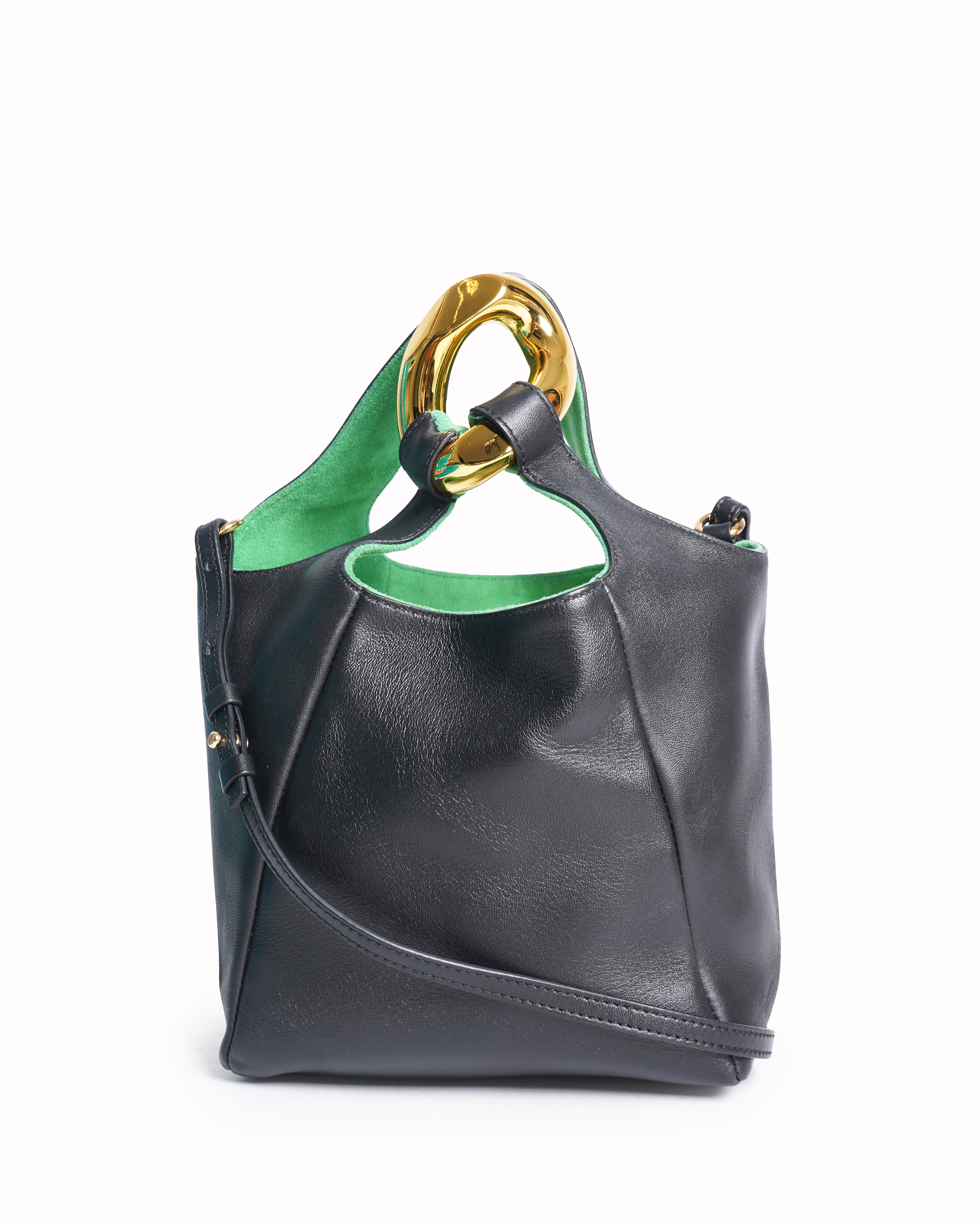 JW Anderson Lambskin Chain Closure Pochette crossbody bag