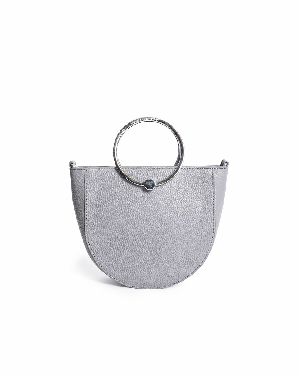 Ted Baker Fiorel Grey Leather Ring Handle Crossbody Bag