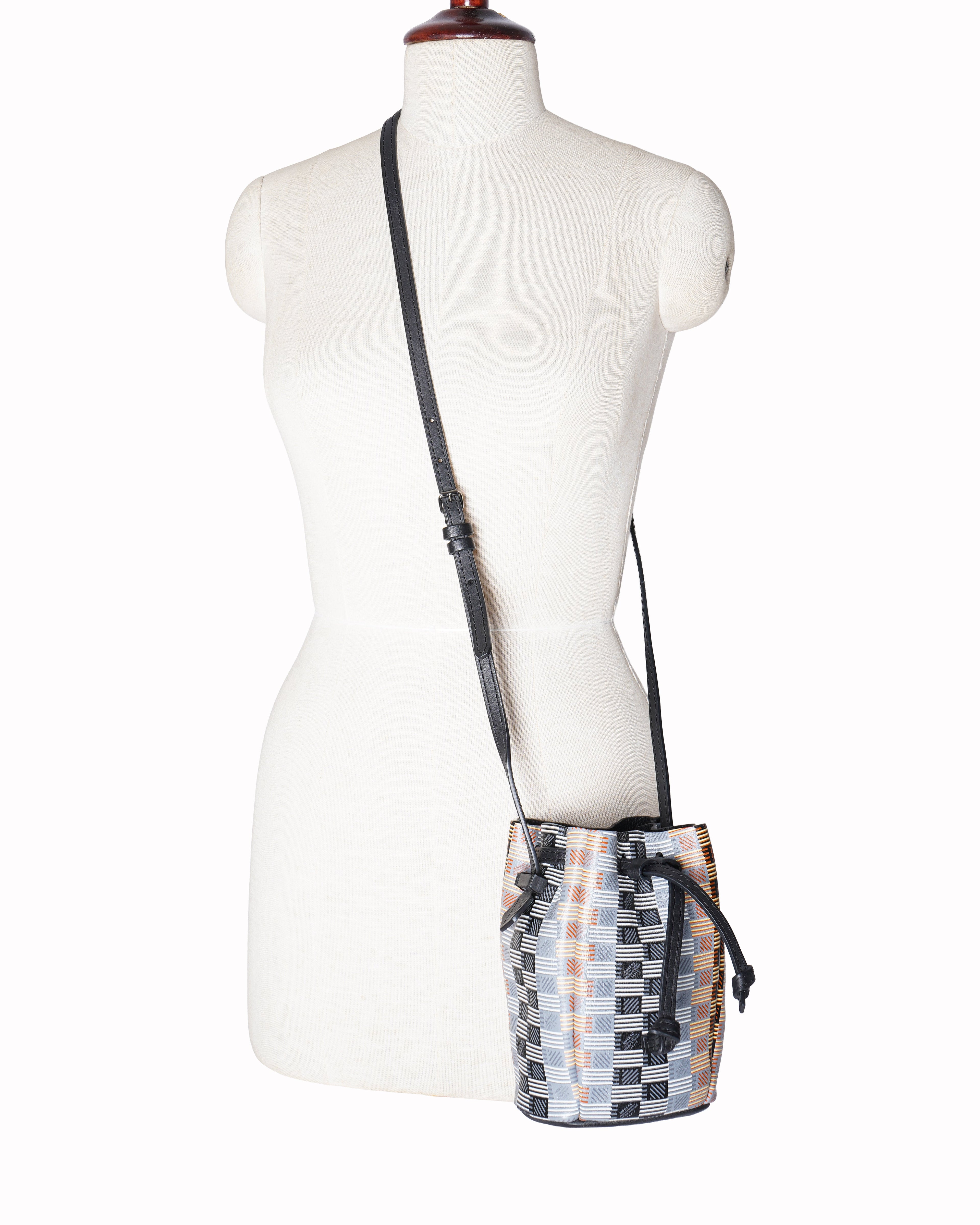Moreau Paris Leather Bucket Bag