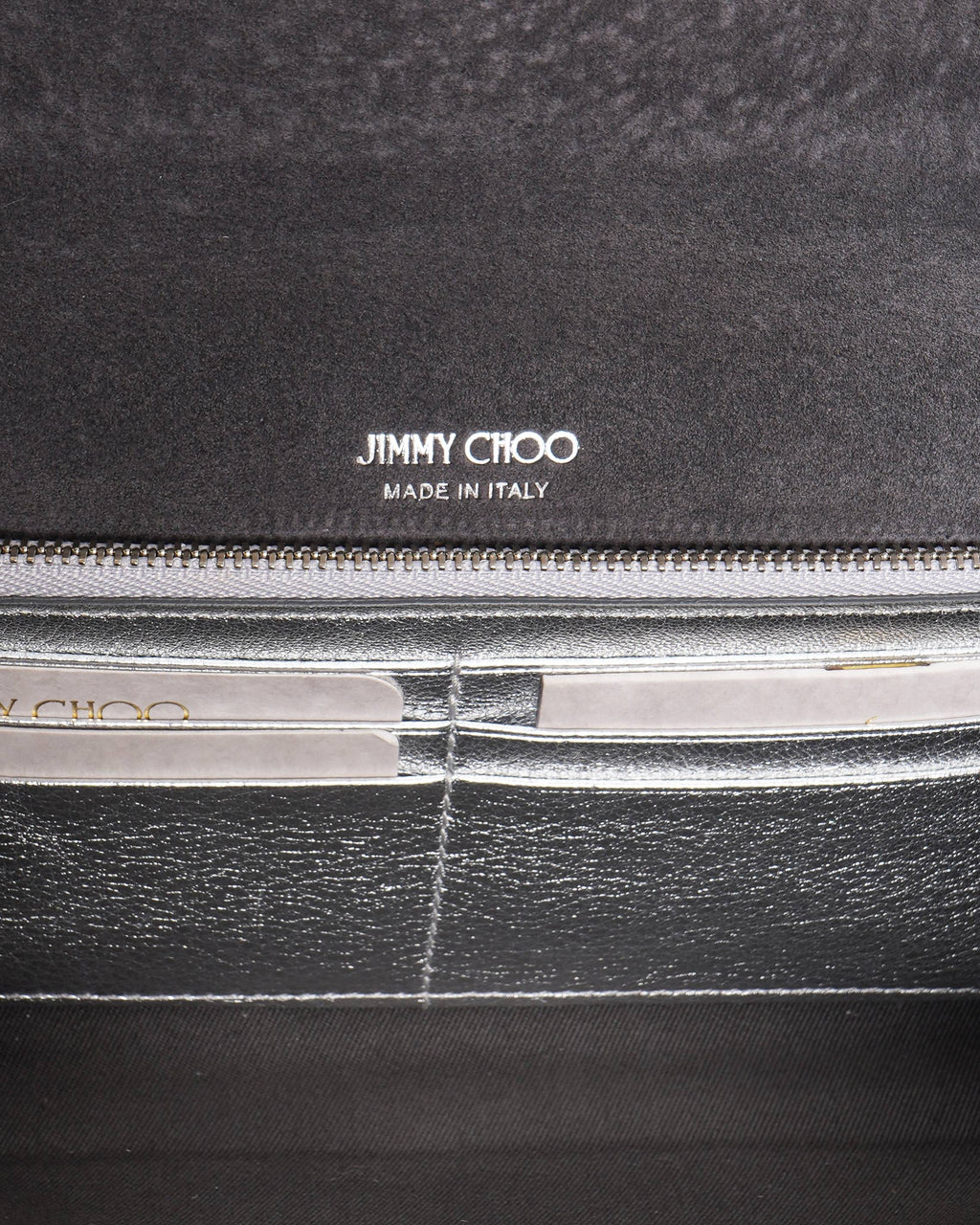 Jimmy choo  Emmie Coarse Glitter Fabric Clutch Bag