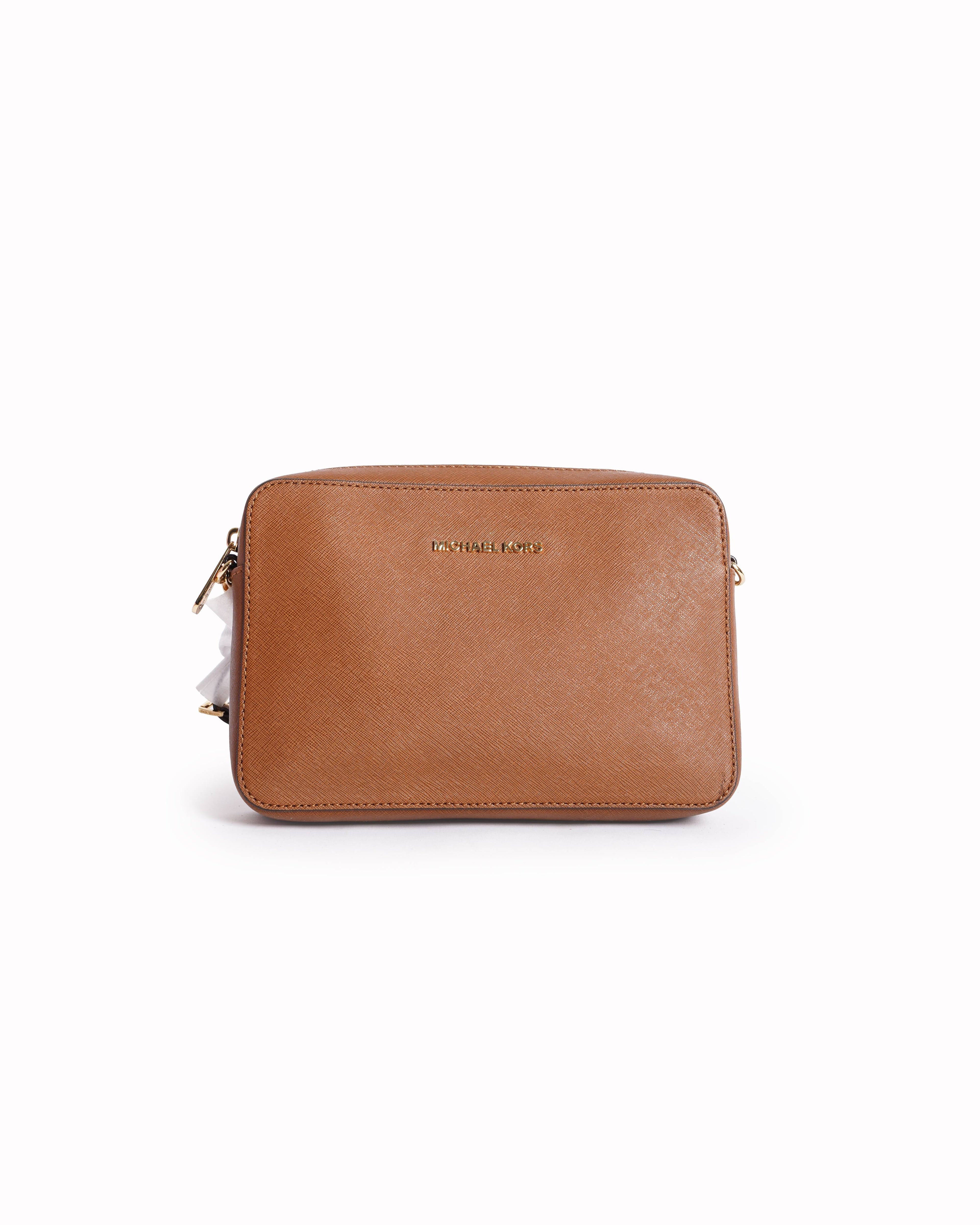 Michael Kors Jet Set Crossbody Bag In Brown
