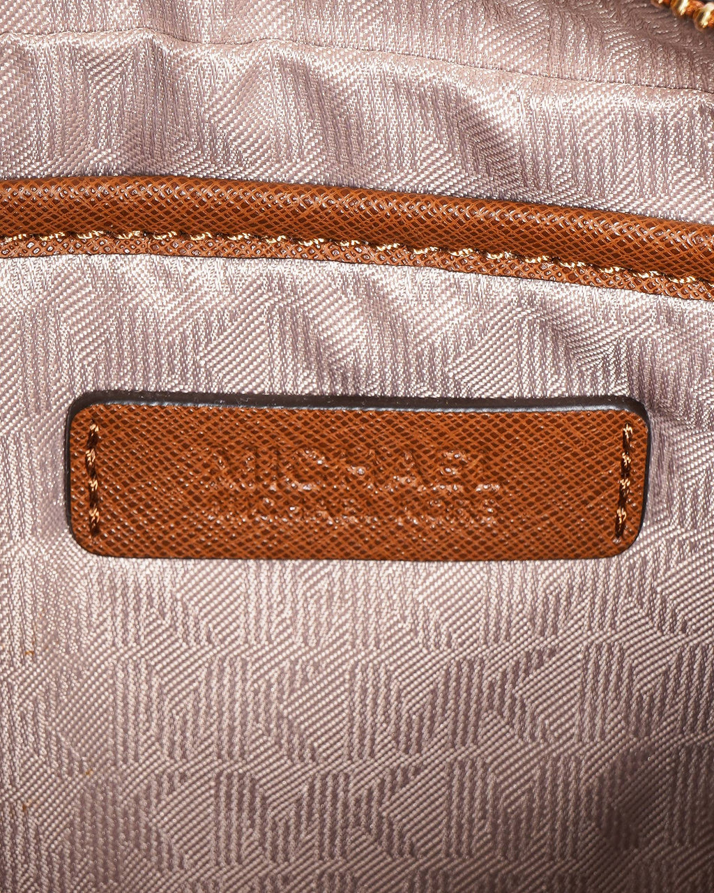Michael Kors Jet Set Crossbody Bag In Brown