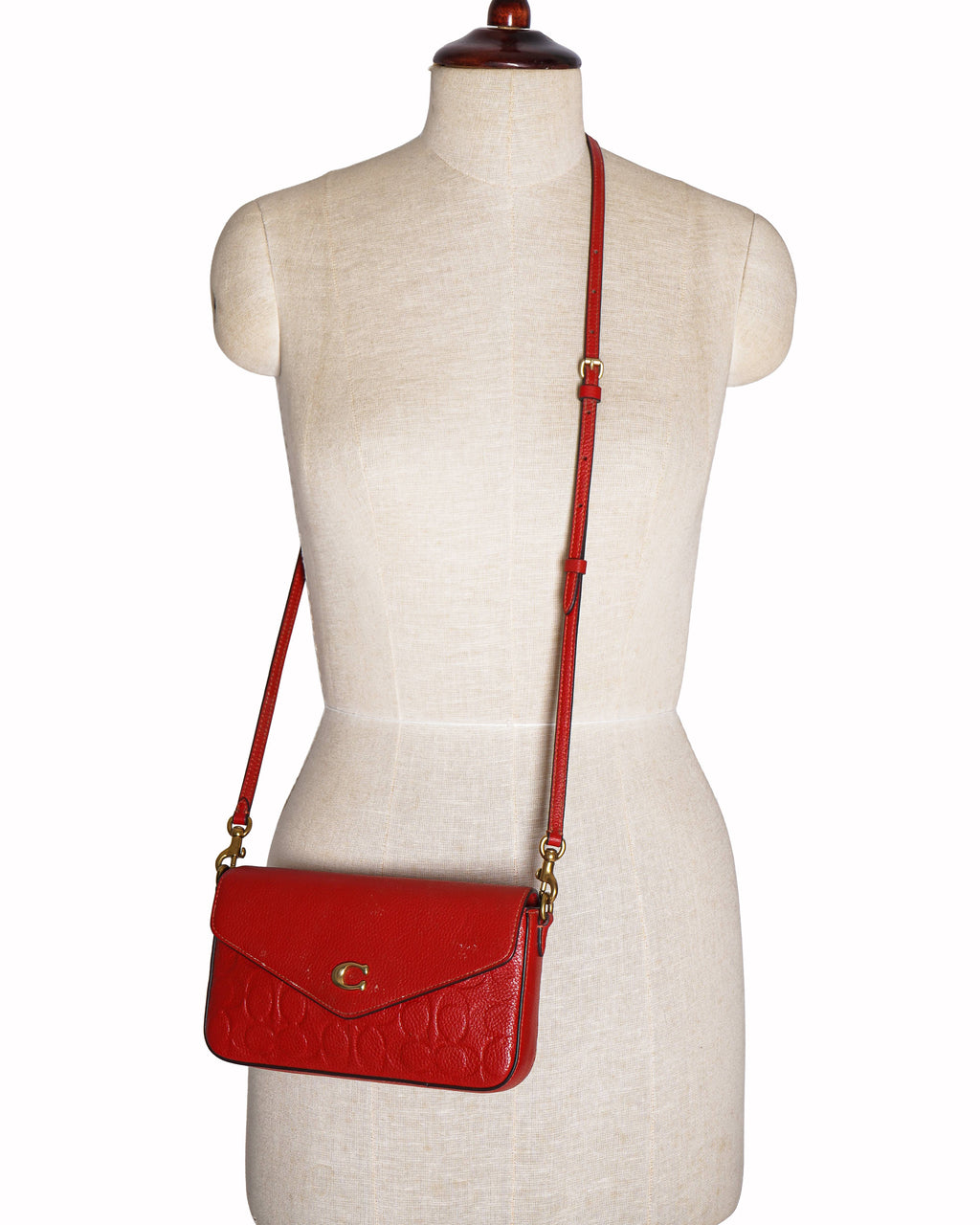 Coach  Wyn Signature Leather Crossbody Bag with Detachable