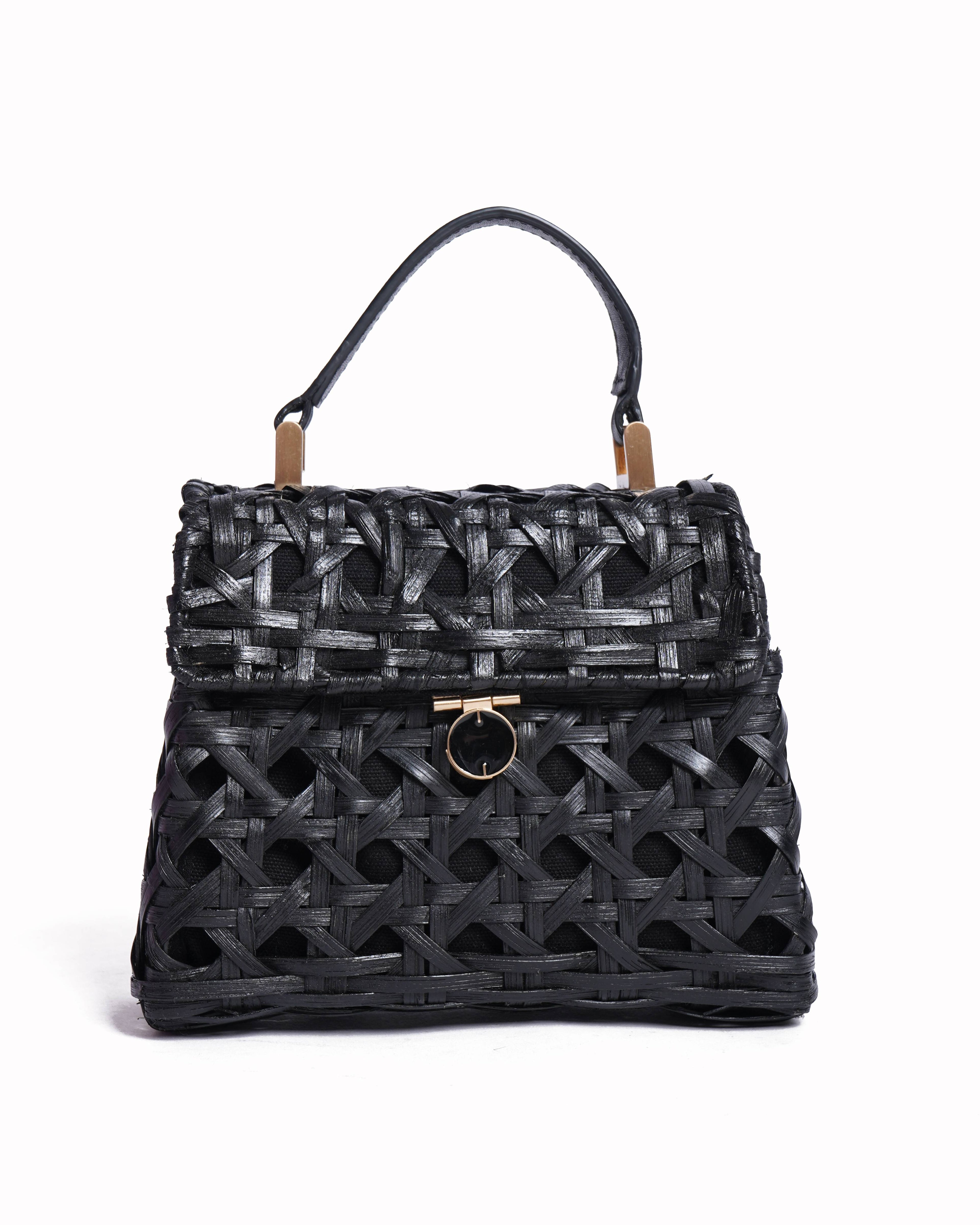 Cult Gaia Black  Sybil Crossbody Bag