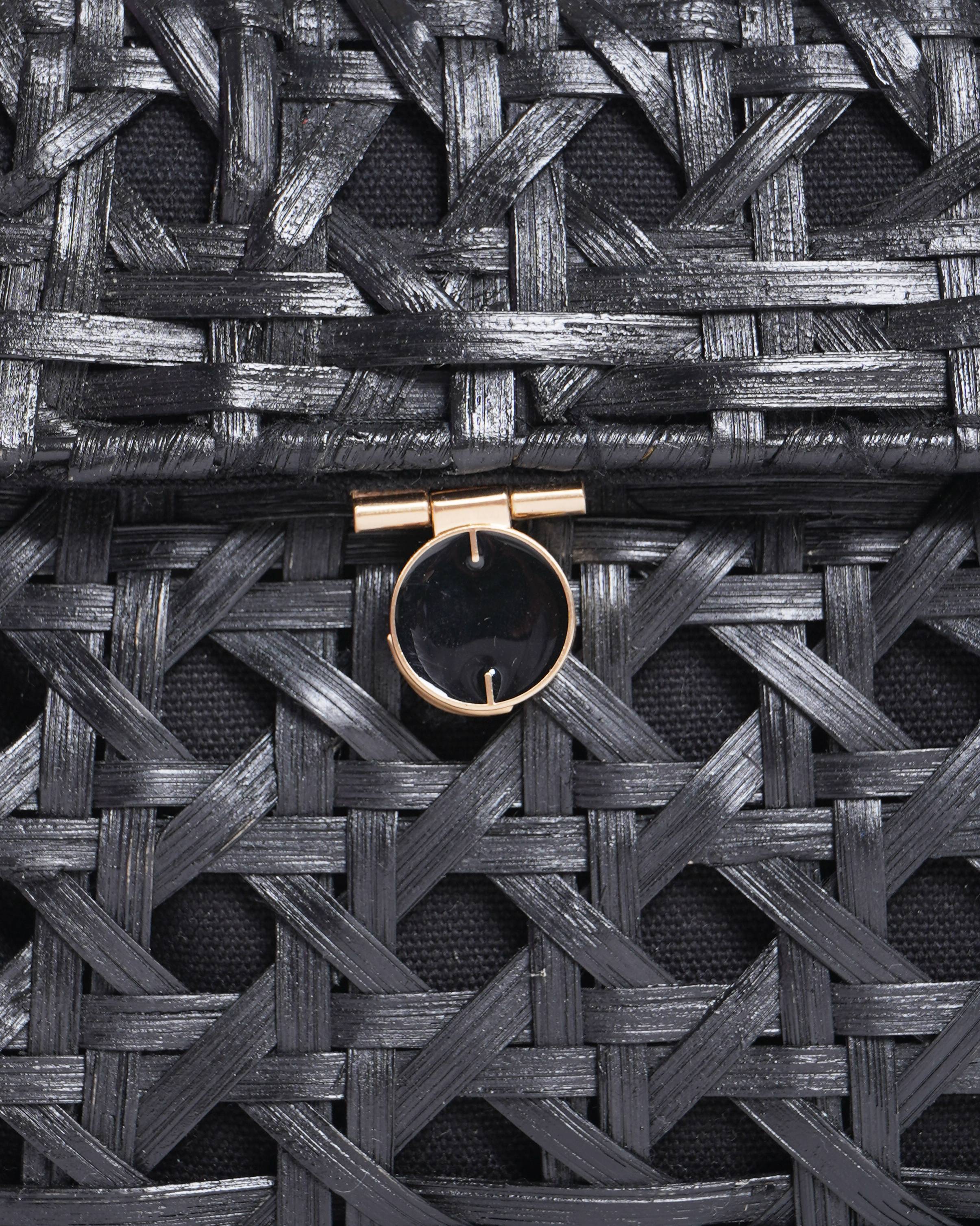 Cult Gaia Black  Sybil Crossbody Bag
