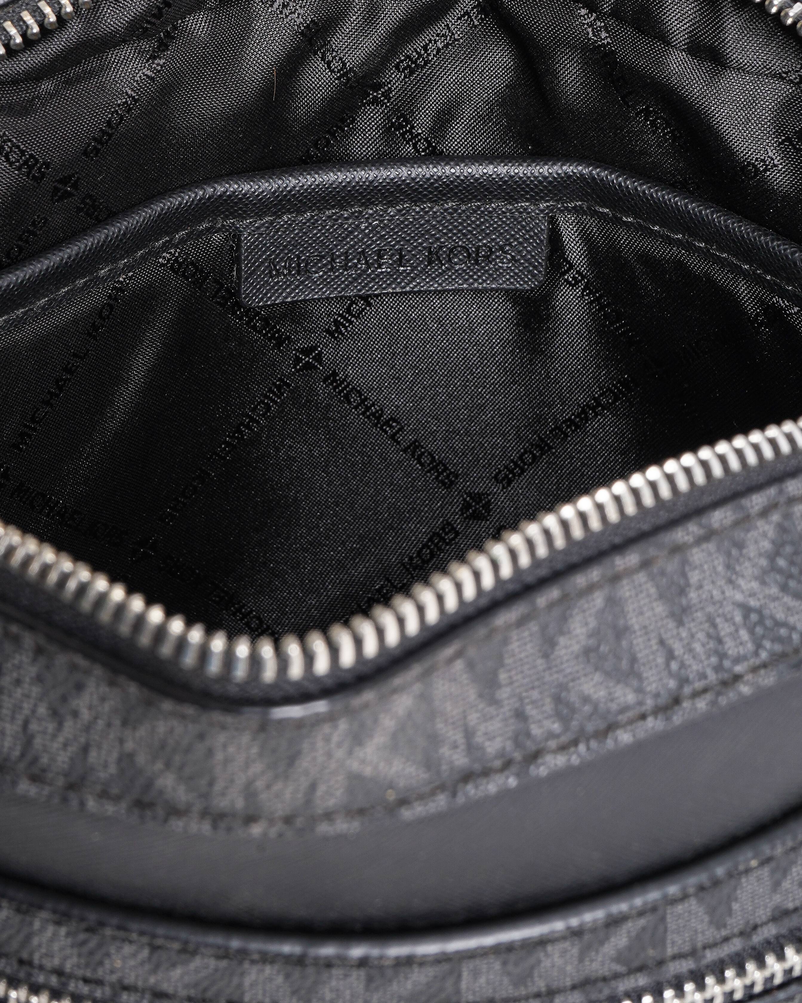 Michael kors jet set monogram camera crossbody bag