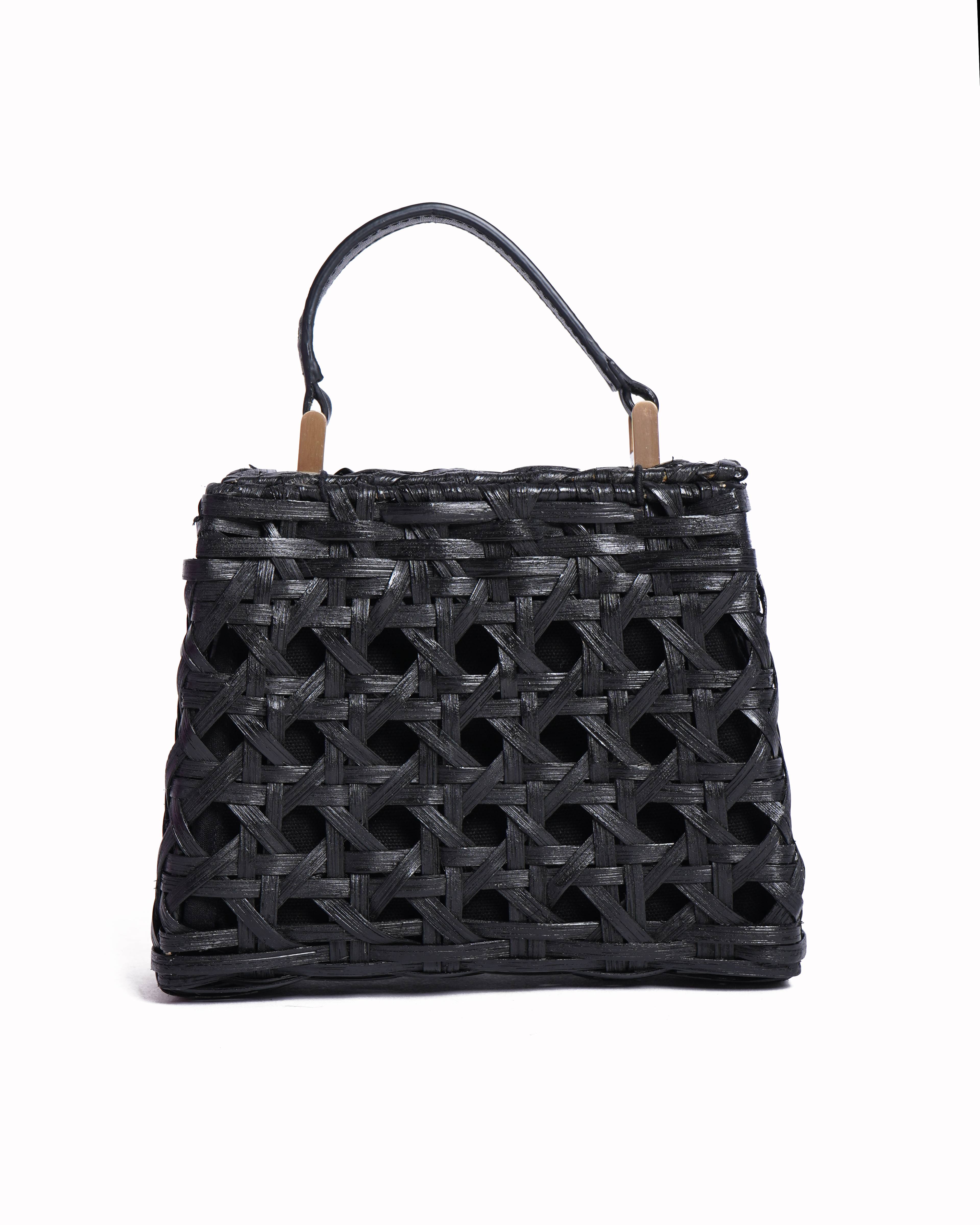Cult Gaia Black  Sybil Crossbody Bag