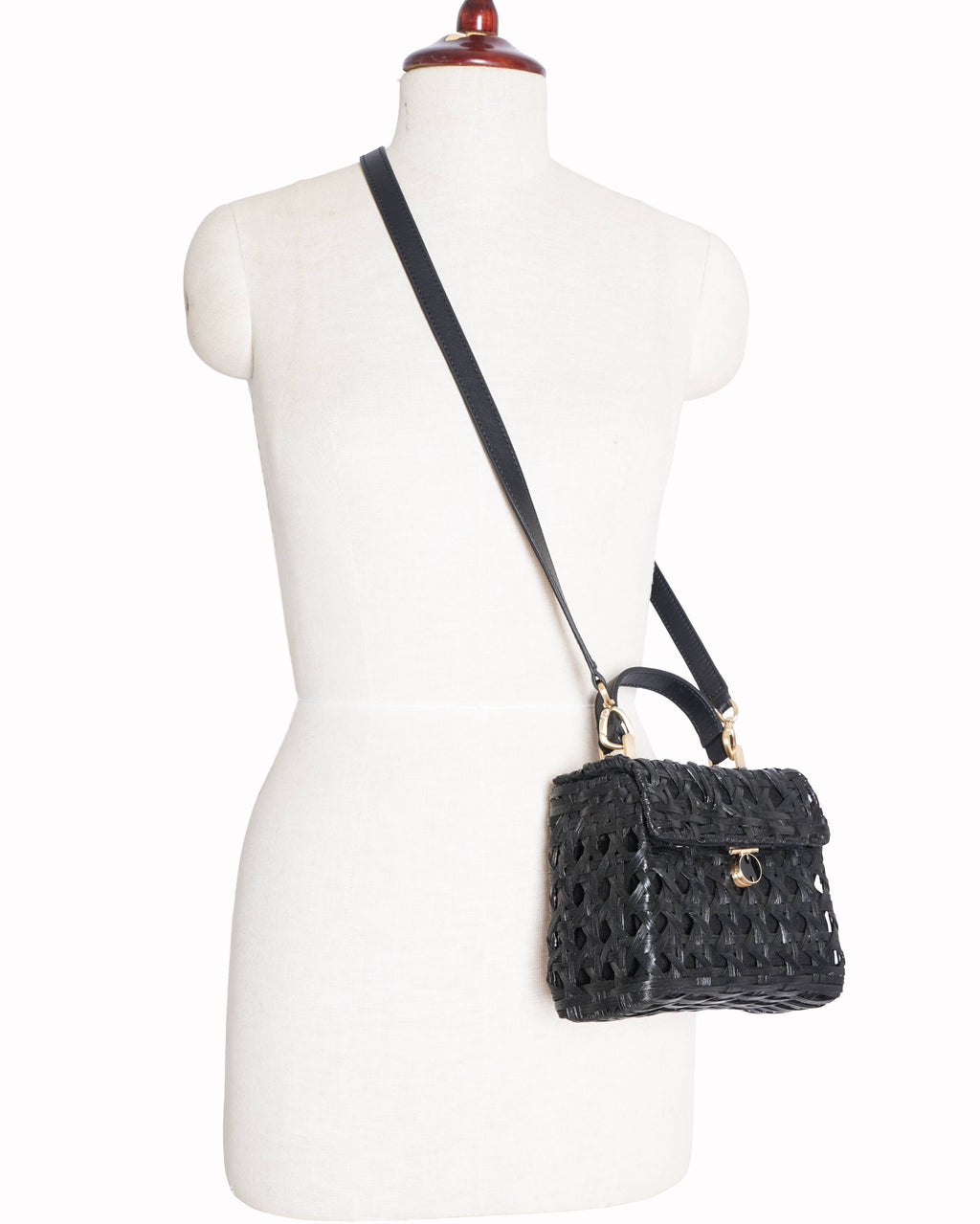 Cult Gaia Black  Sybil Crossbody Bag
