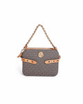 Michael Kors Carmen monogram logo messenger bag