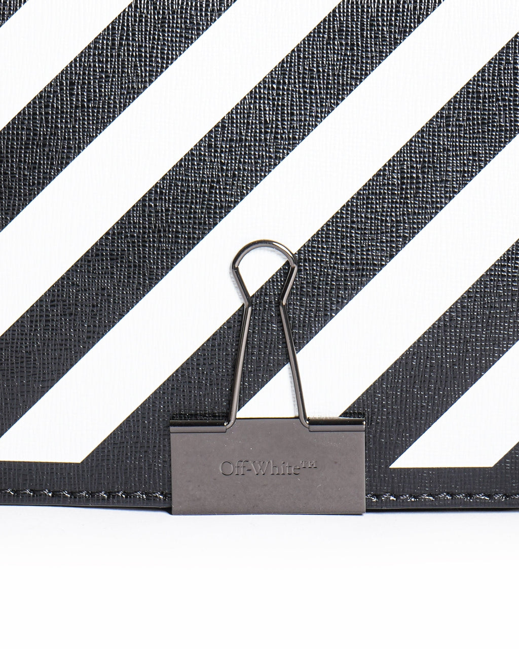 Off White Diag Binder Clip Crossbody Bag