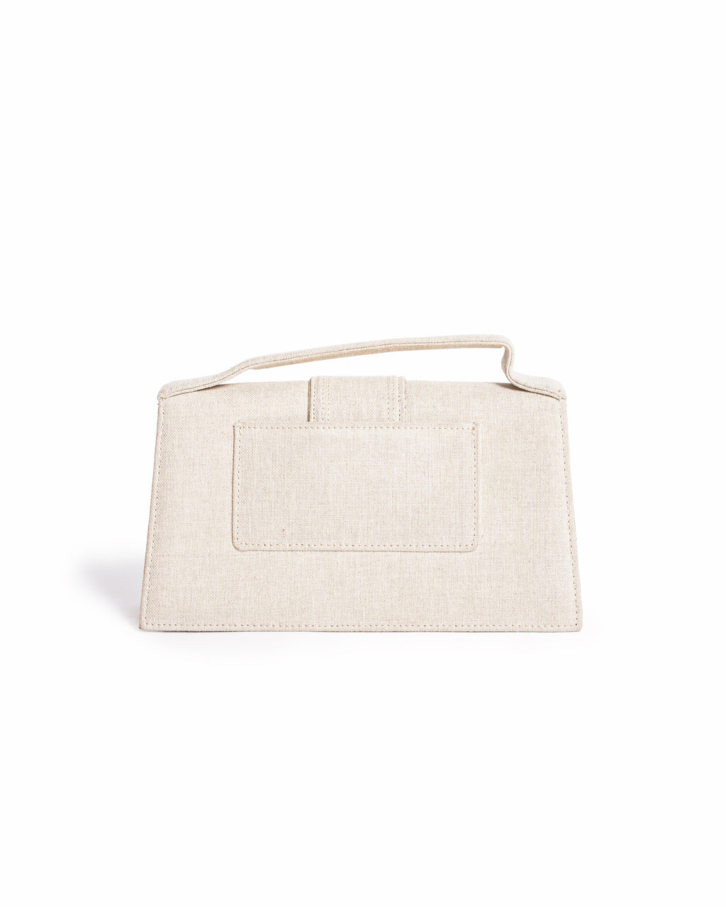 Jacquemus Le Grand Bambino Linen Handbag With Crossbody Strap