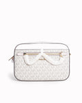 Michael Kors Jet Set Travel Medium Crossbody Bag in Signature Logo Canvas
