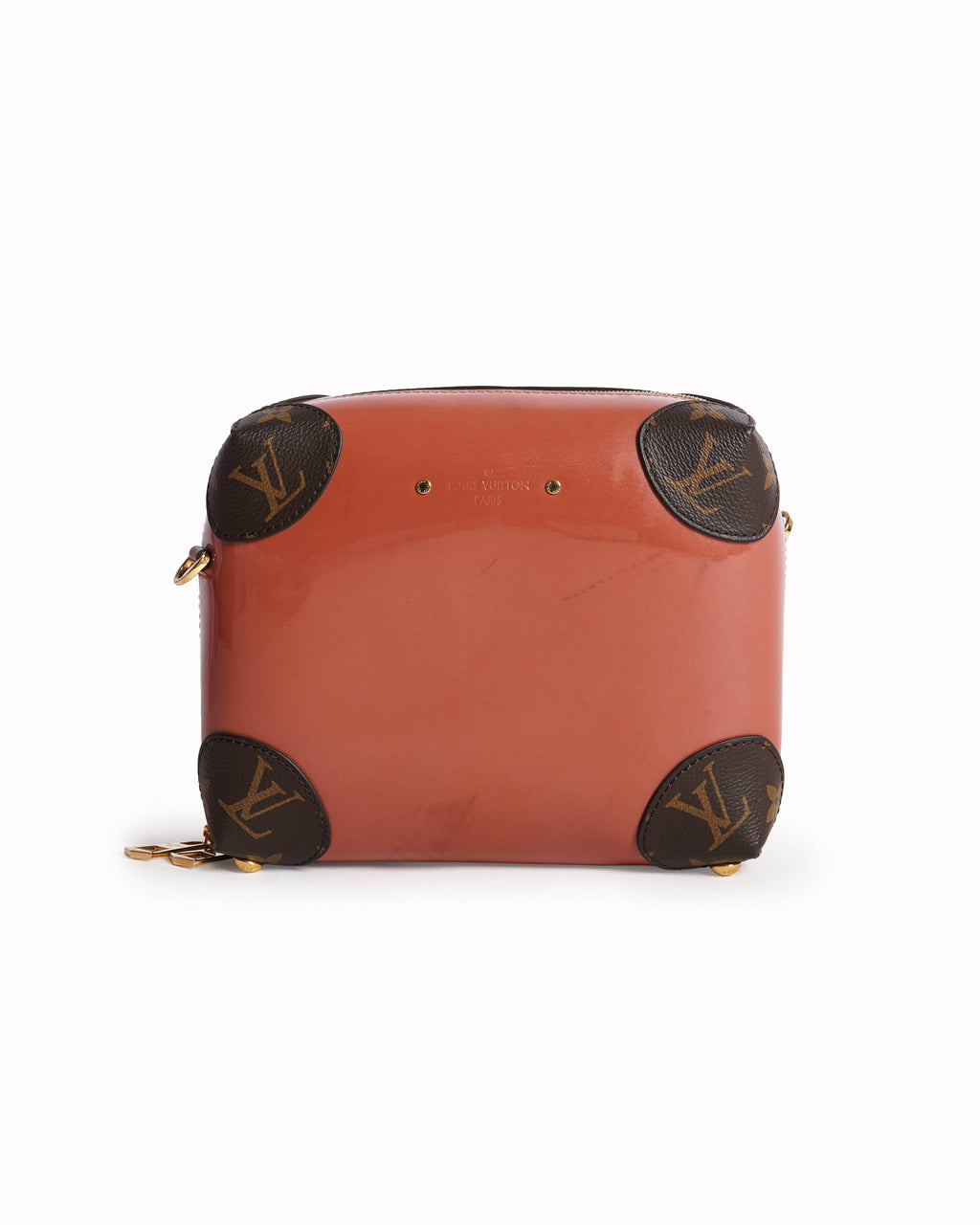 Louis Vuitton  Orange Vernis Miroir Venice Brown Shoulder Bag