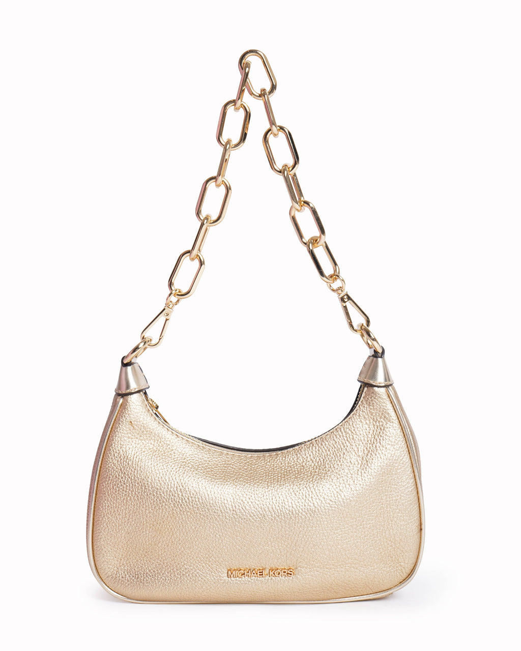 Michael kors Gold metallic shoulder chain bag