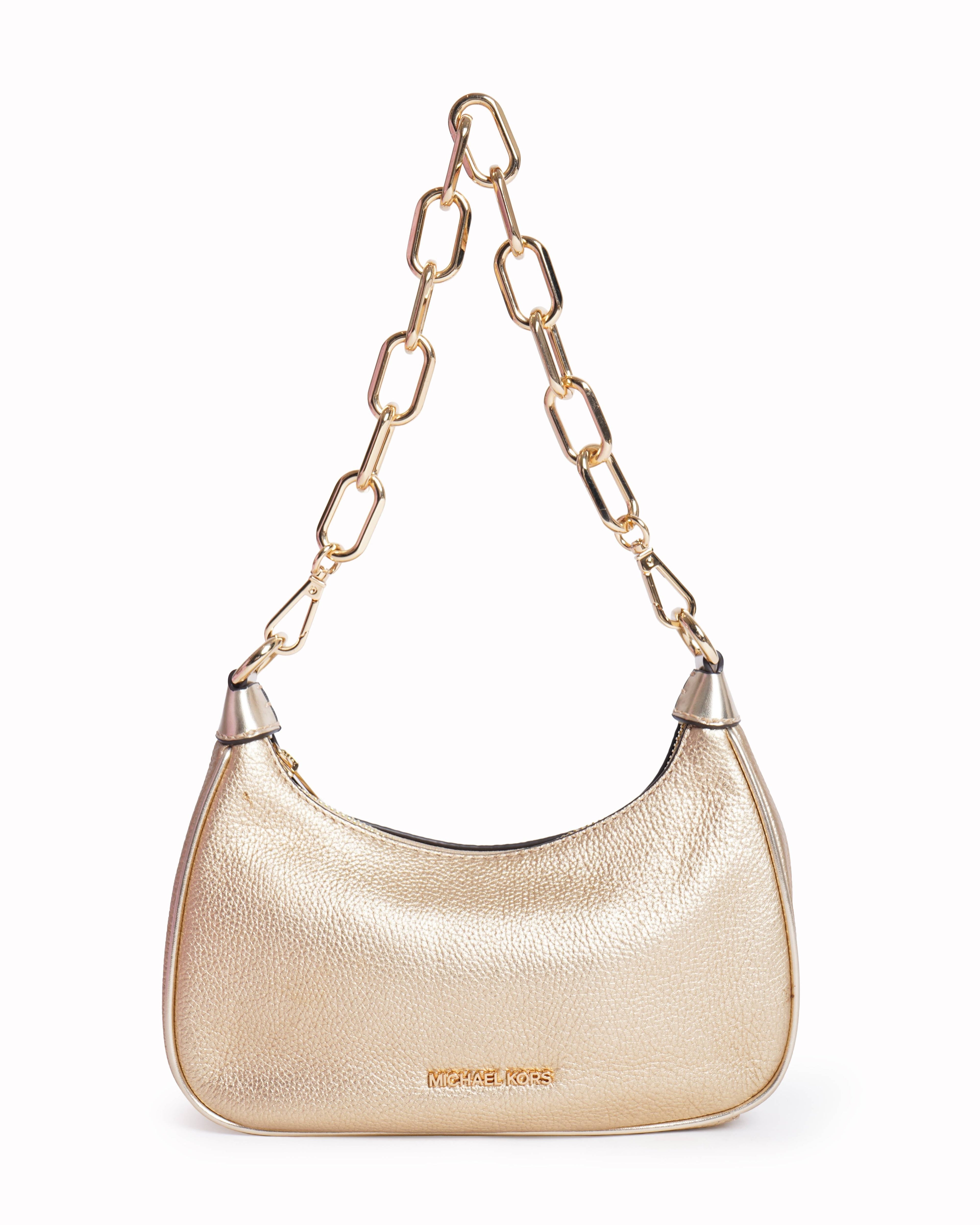 Michael kors Gold metallic shoulder chain bag