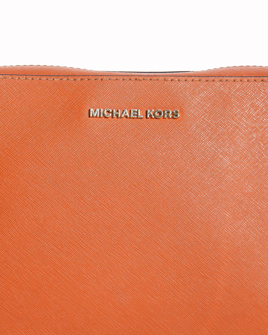 Michael Kors Jet Set Crossbody Bag In Coral Orange