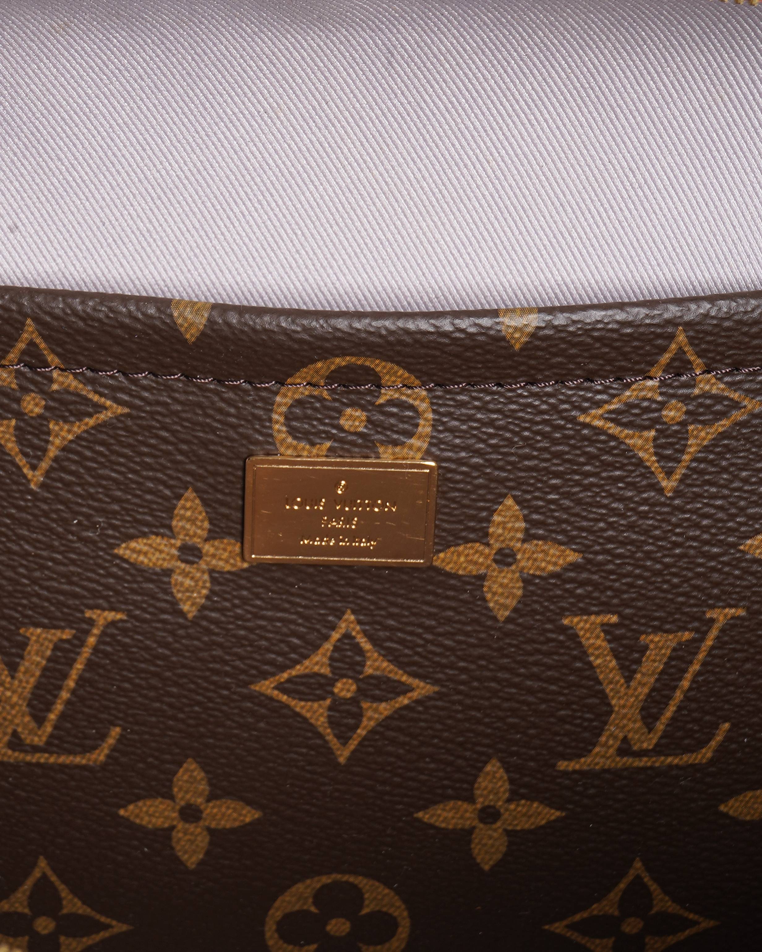Louis Vuitton  Orange Vernis Miroir Venice Brown Shoulder Bag
