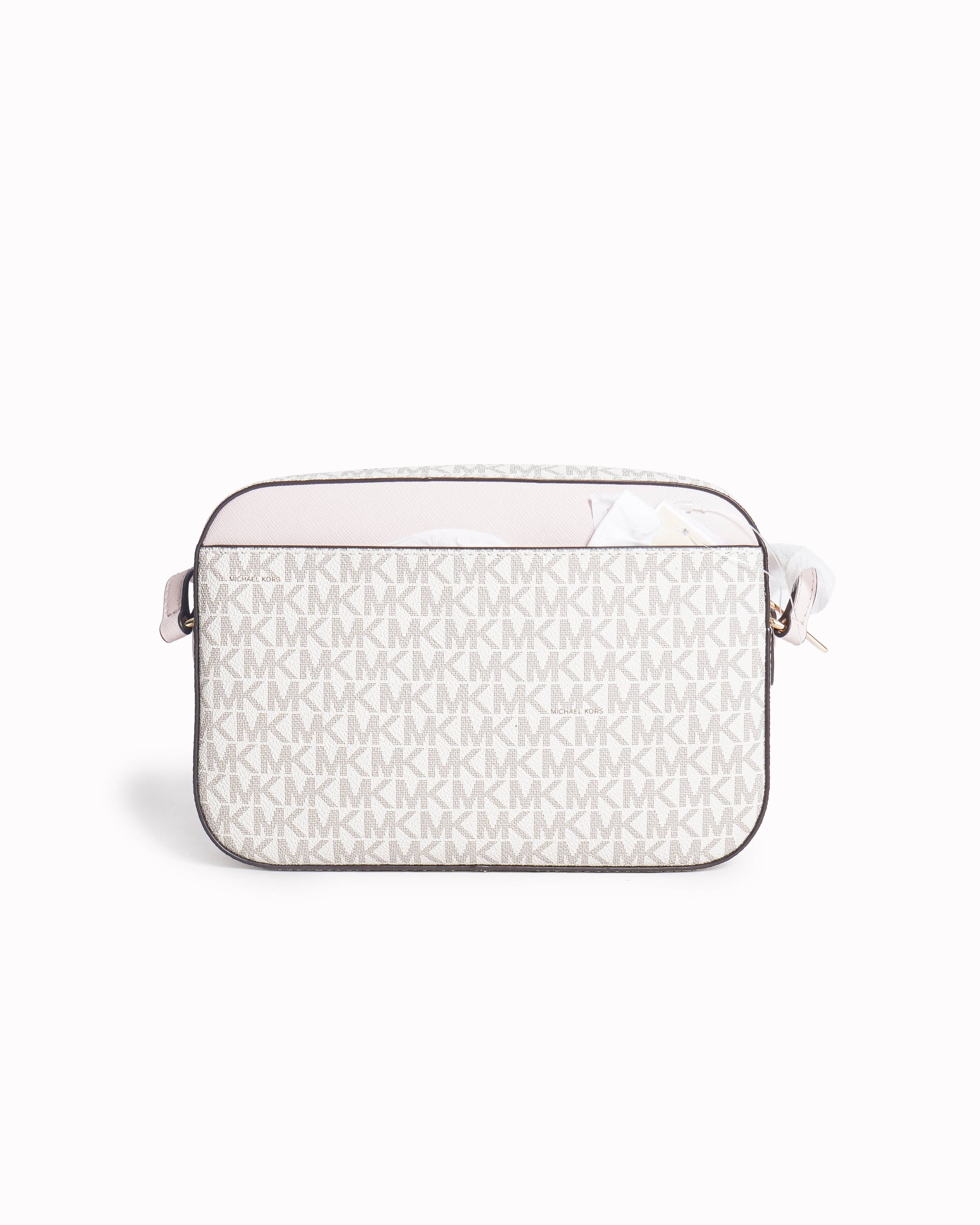 Michael Kors Jet Set Travel Medium Crossbody Bag in Signature Logo Canvas