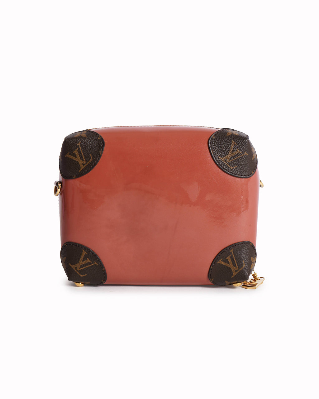 Louis Vuitton  Orange Vernis Miroir Venice Brown Shoulder Bag