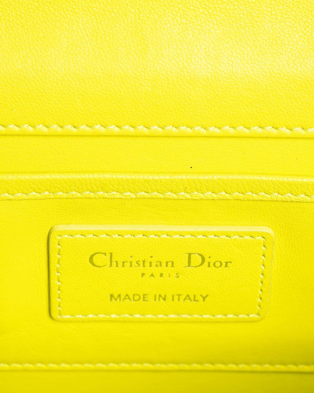 Christian dior blue cannage quilted wallet on chain