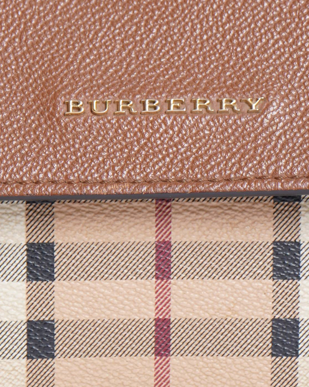 Burberry Loxley Crossbody Bag Haymarket Coated Canvas and Leather Small