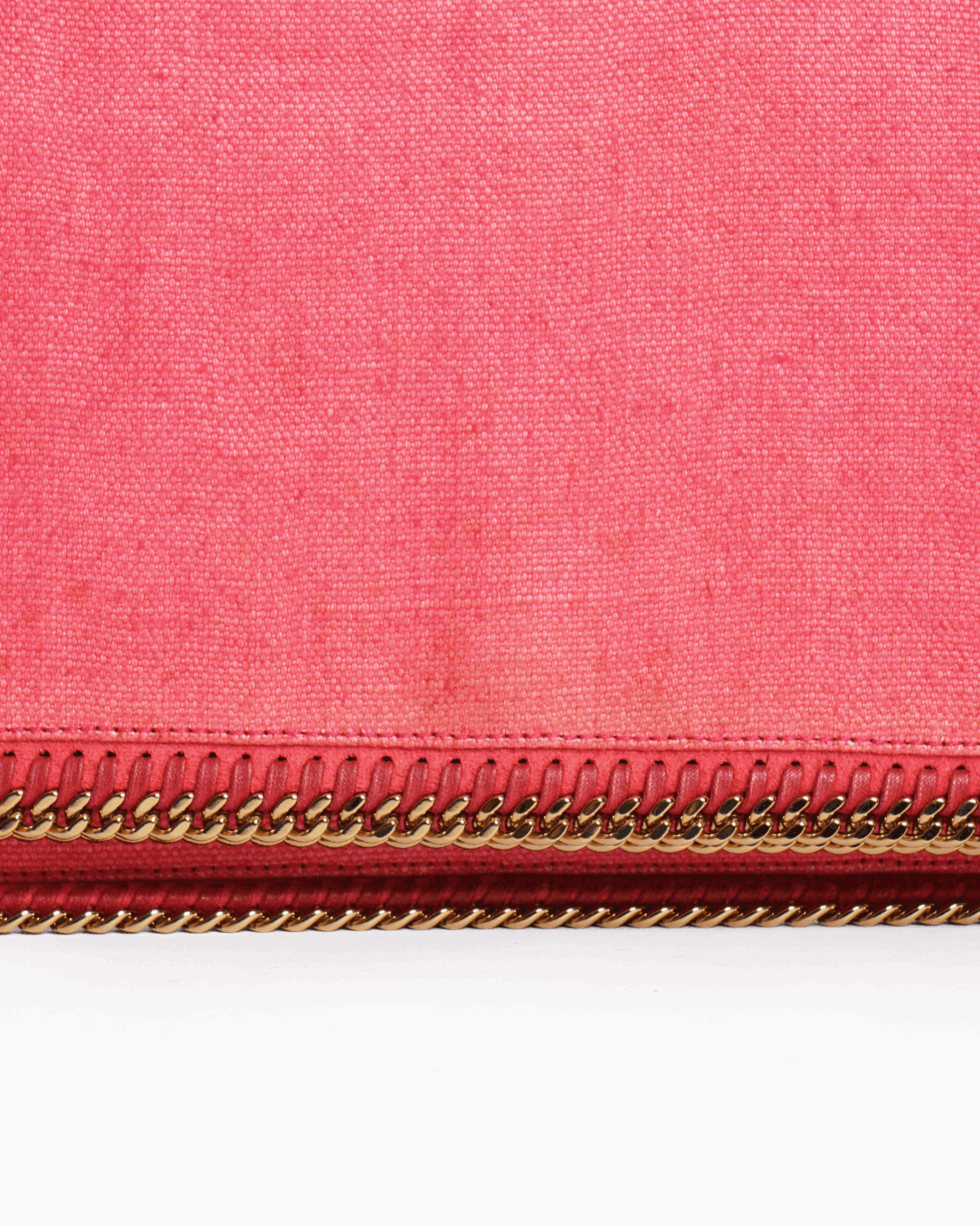 Stella McCartney folded over canvas clutch bag