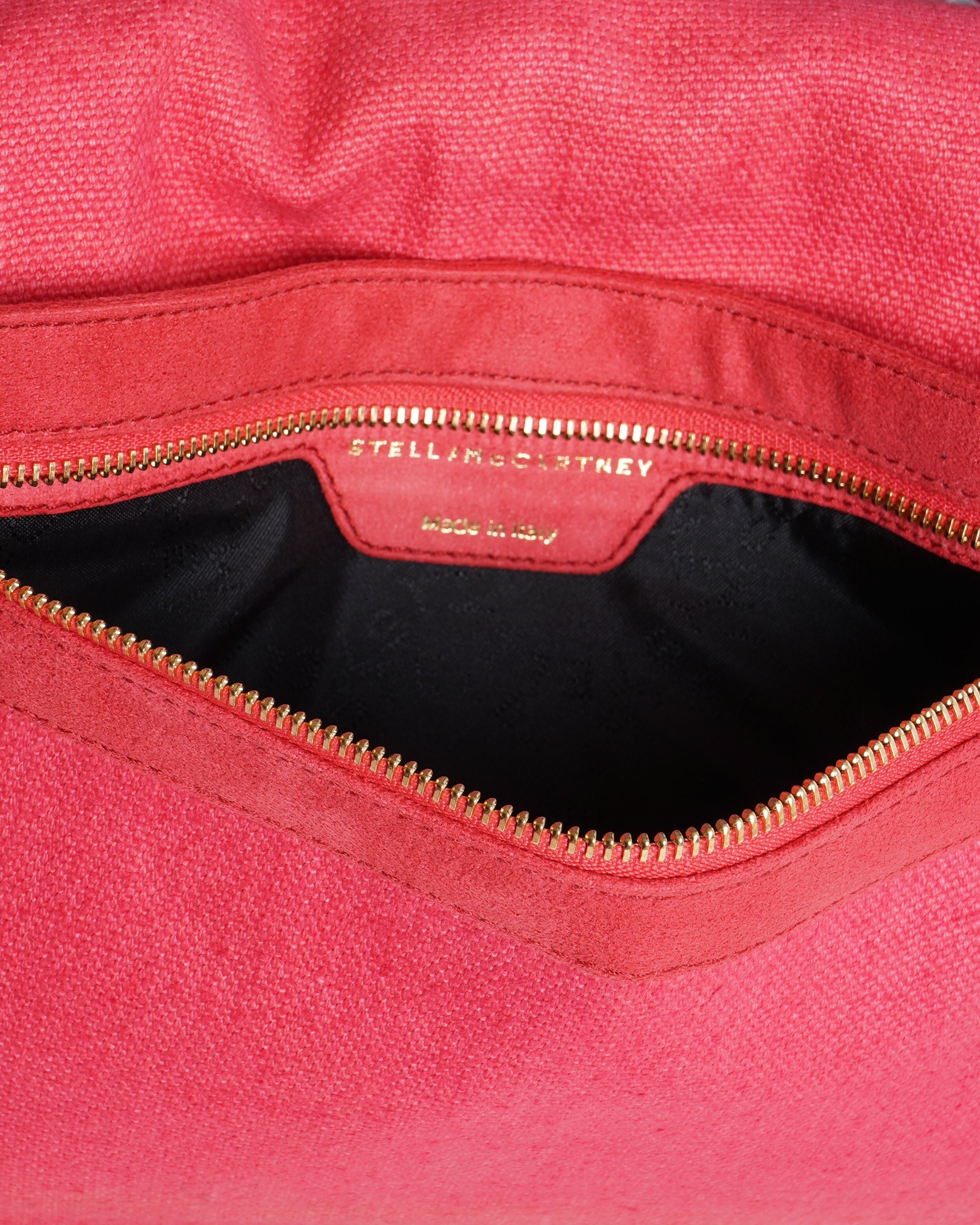 Stella McCartney folded over canvas clutch bag